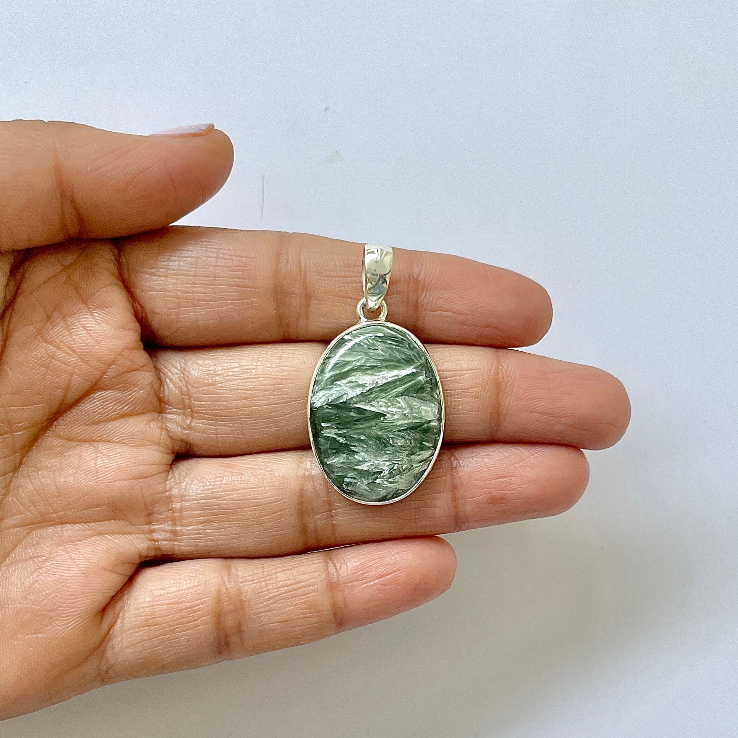 Seraphinite Pendant-(SER-1-27)