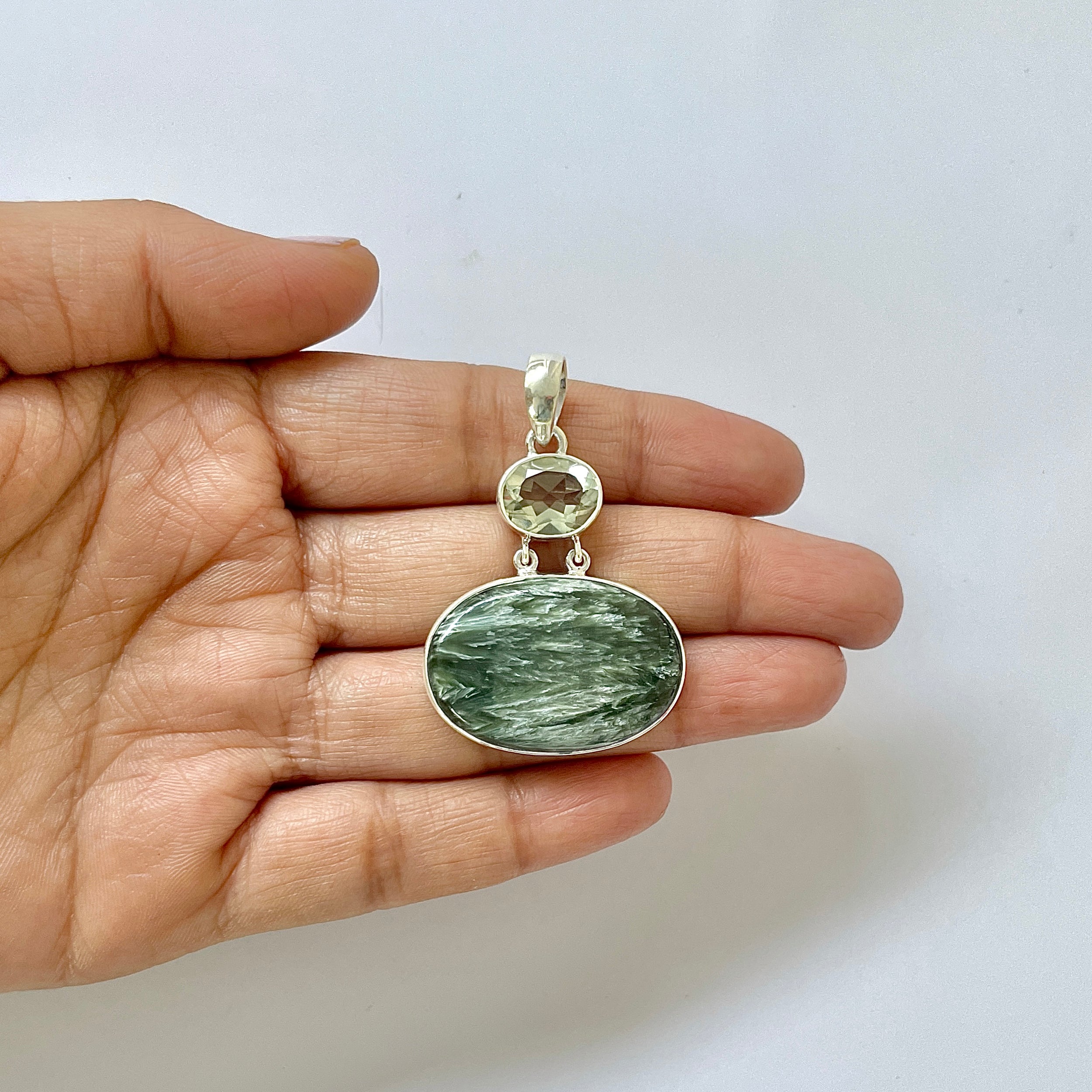 Seraphinite Pendant-(SER-1-28)