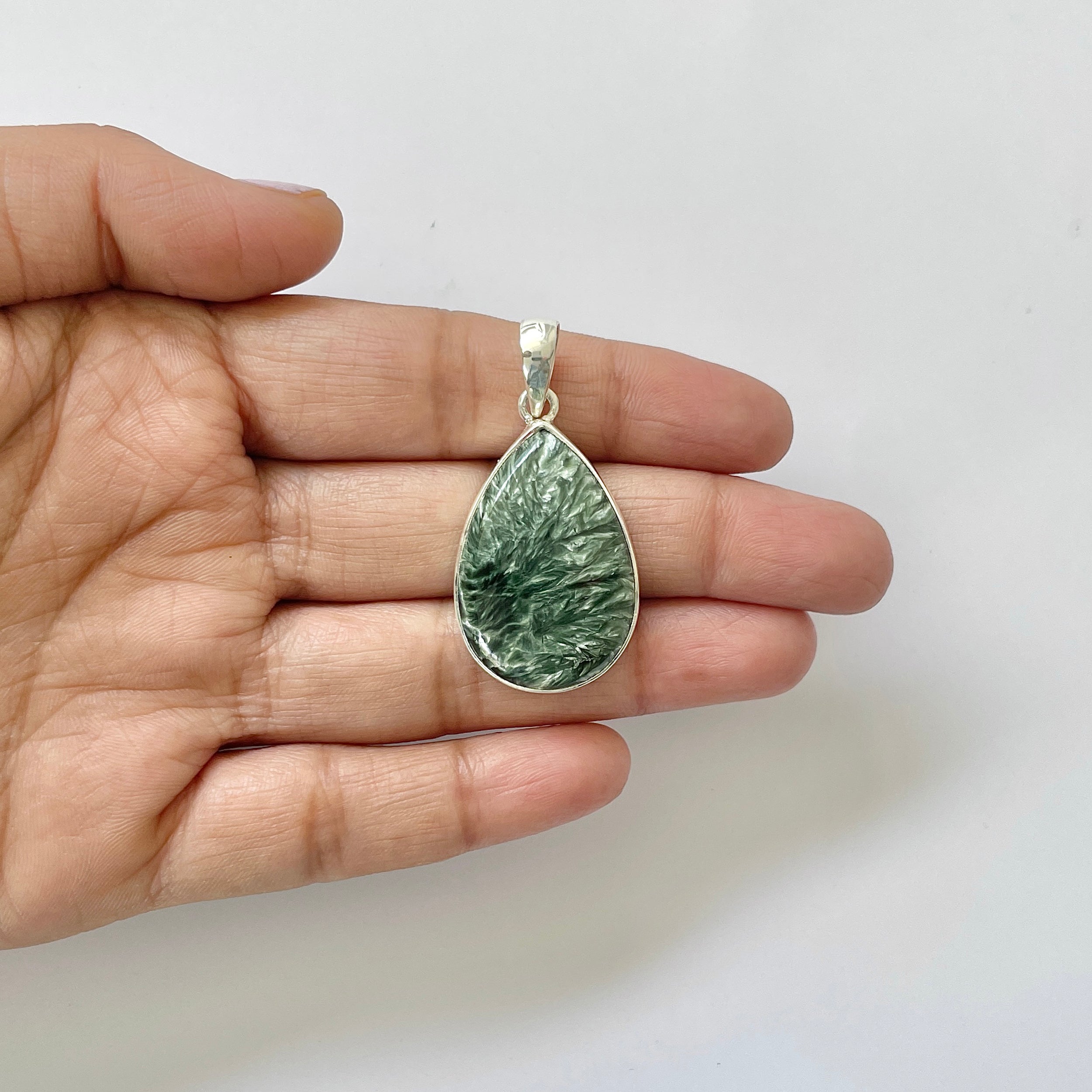 Seraphinite Pendant-(SER-1-29)