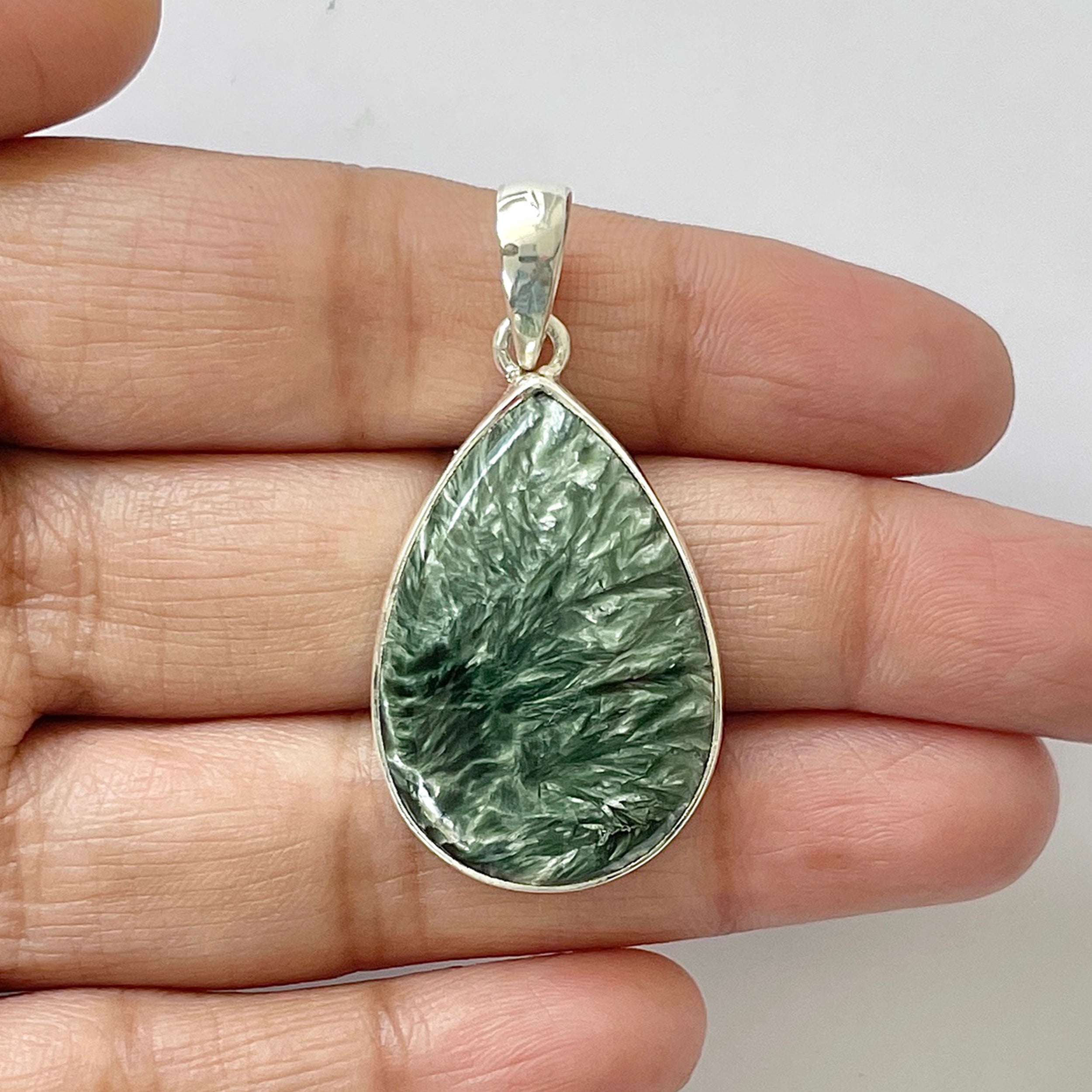 Seraphinite Pendant-(SER-1-29)