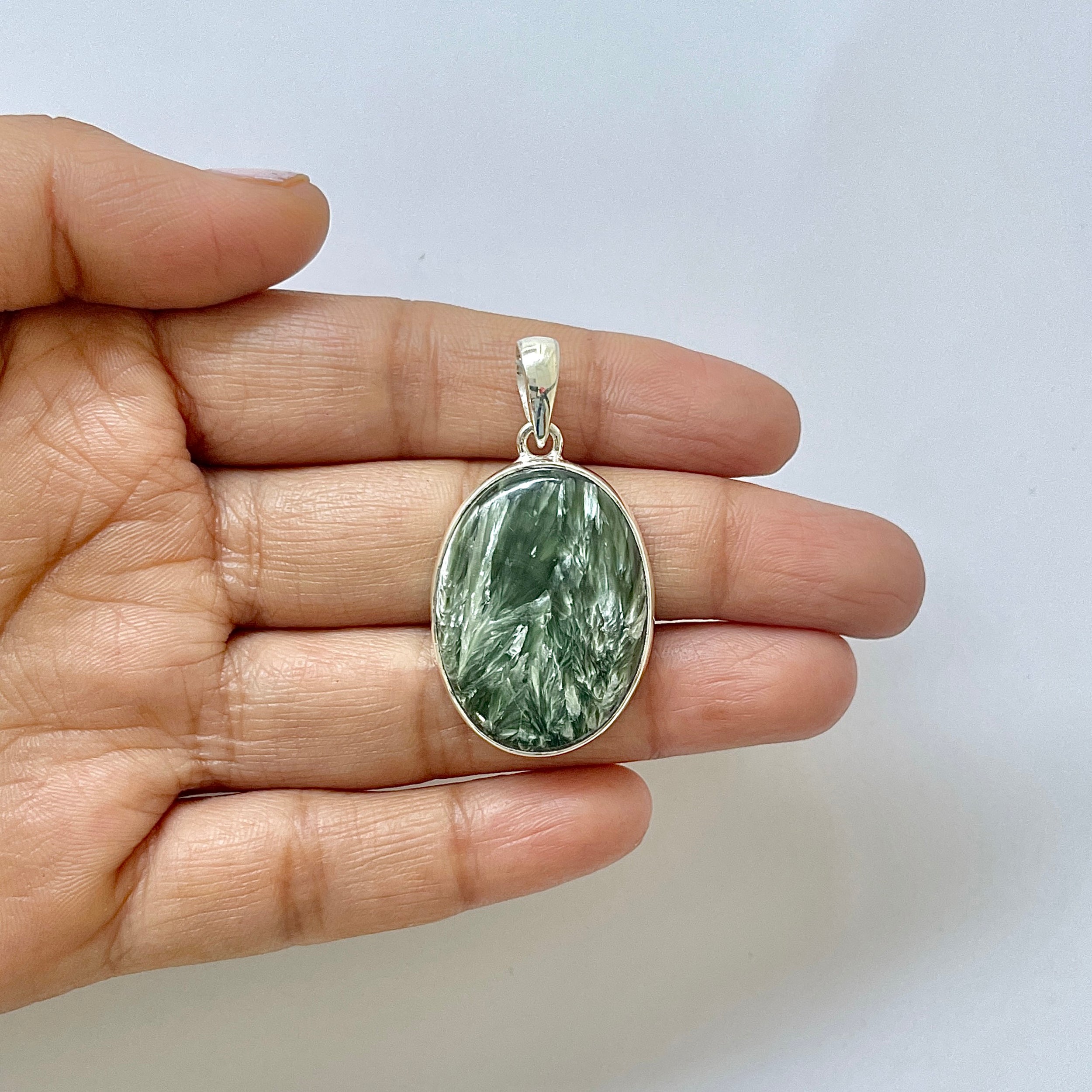 Seraphinite Pendant-(SER-1-30)