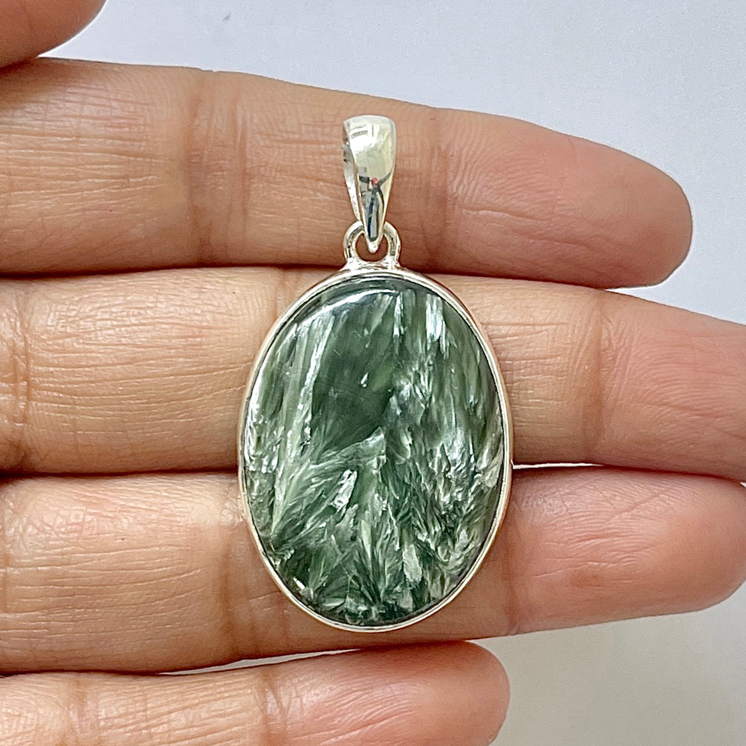 Seraphinite Pendant-(SER-1-30)