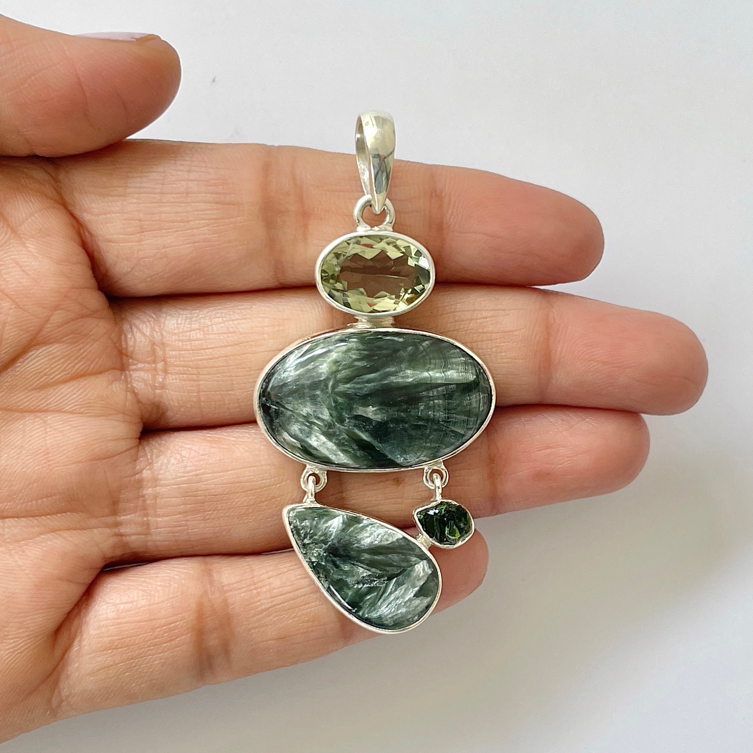 Seraphinite Pendant-(SER-1-31)