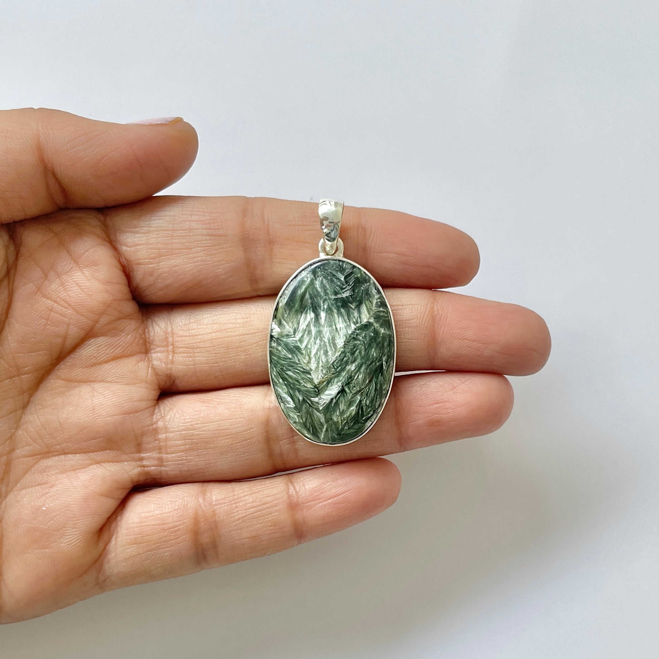 Seraphinite Pendant-(SER-1-33)
