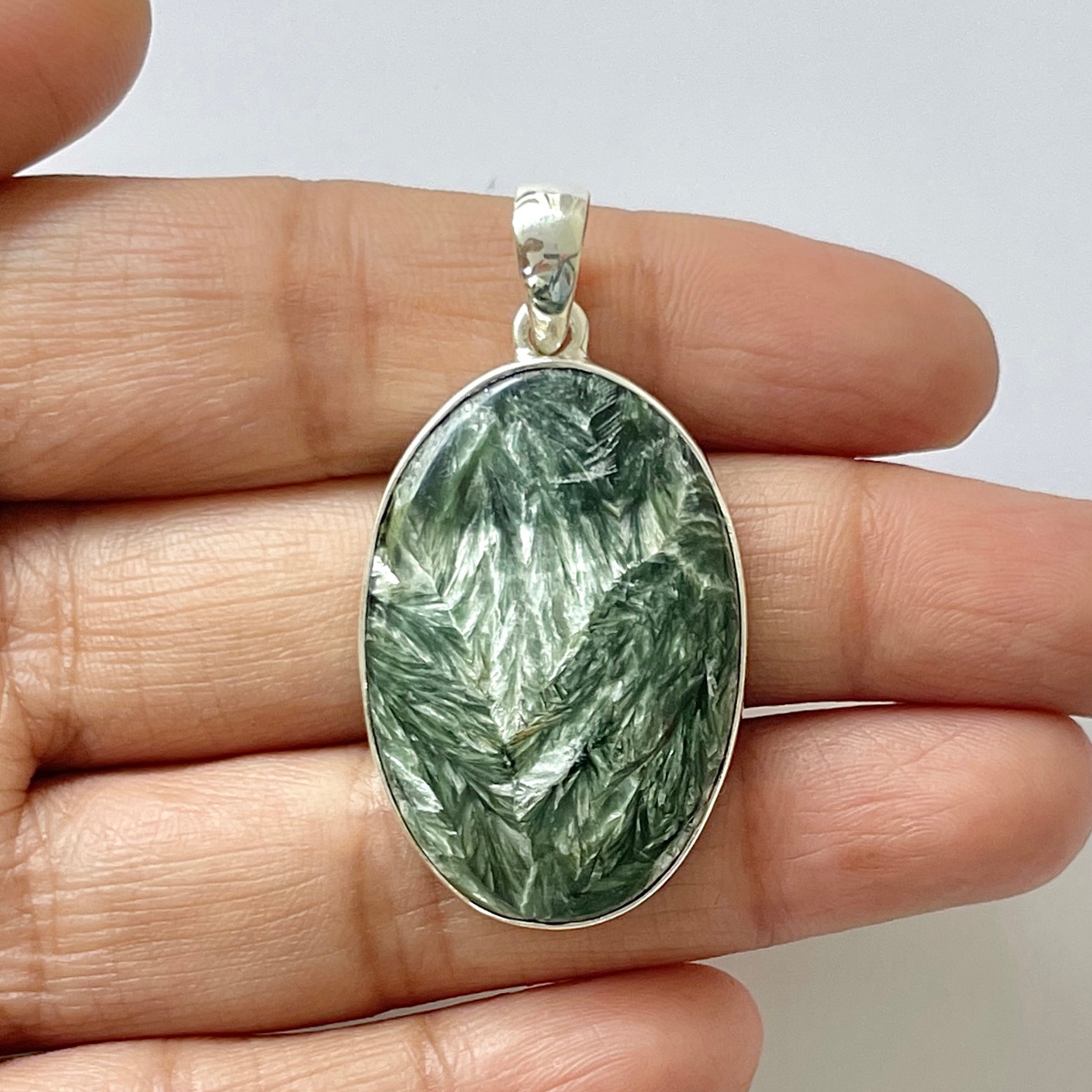 Seraphinite Pendant-(SER-1-33)