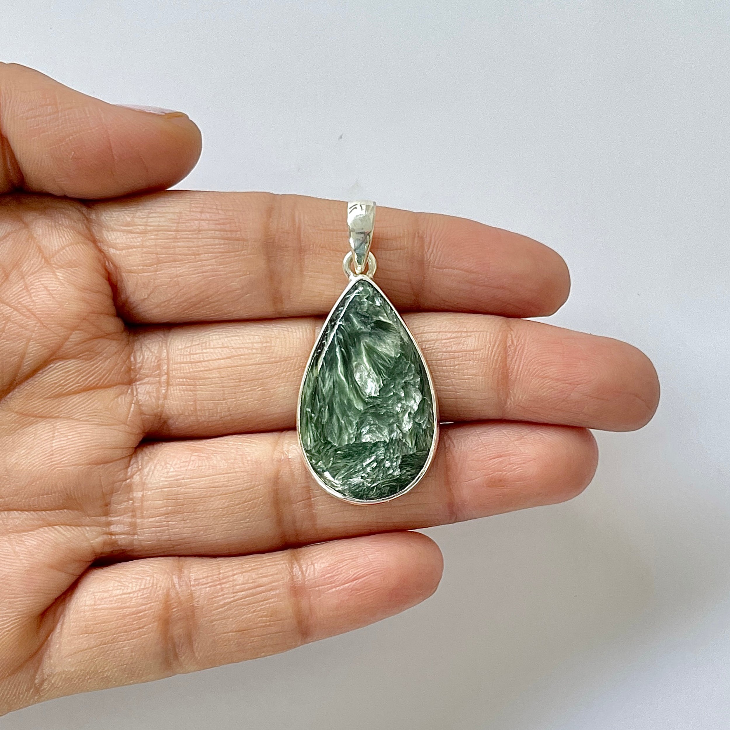 Seraphinite Pendant-(SER-1-39)