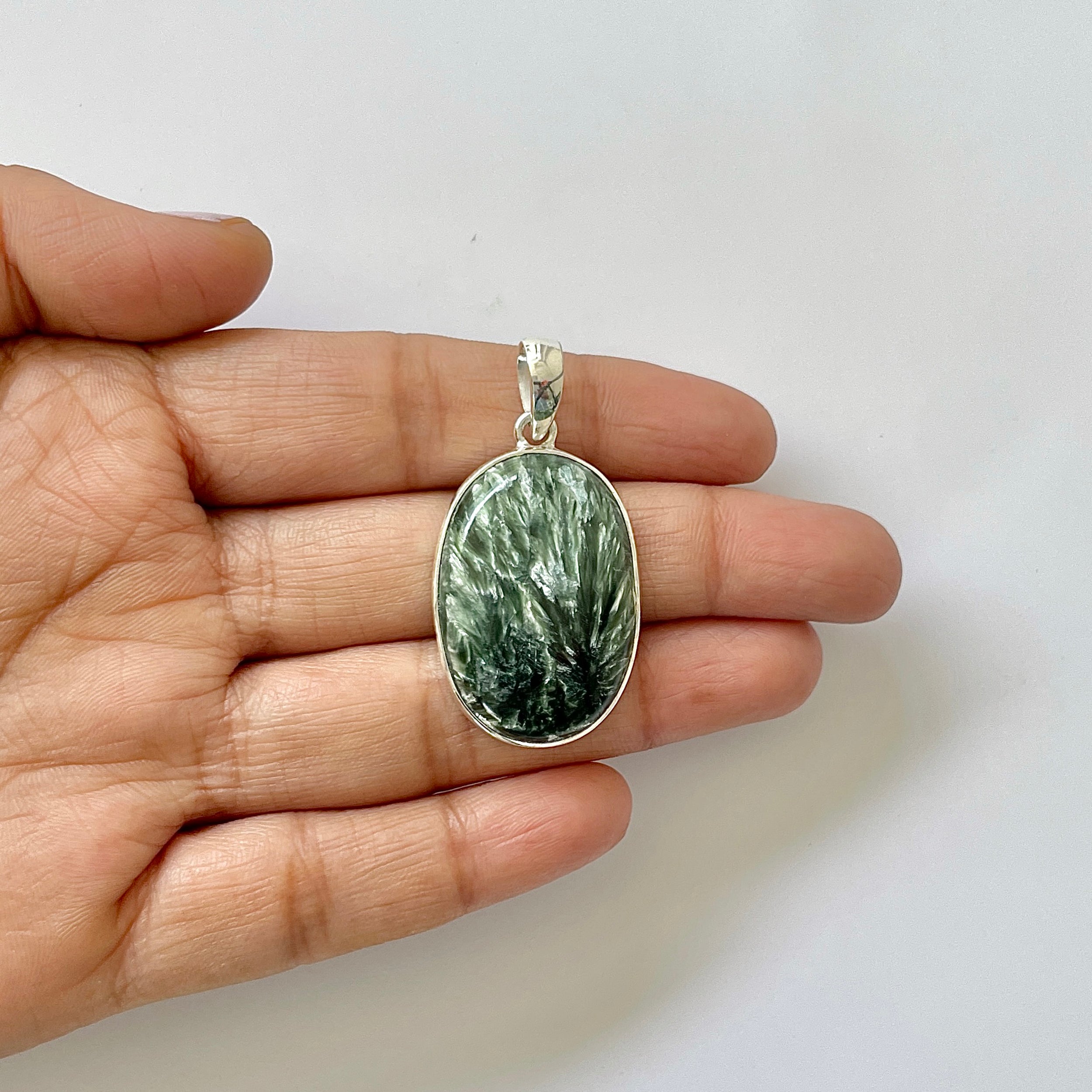Seraphinite Pendant-(SER-1-40)