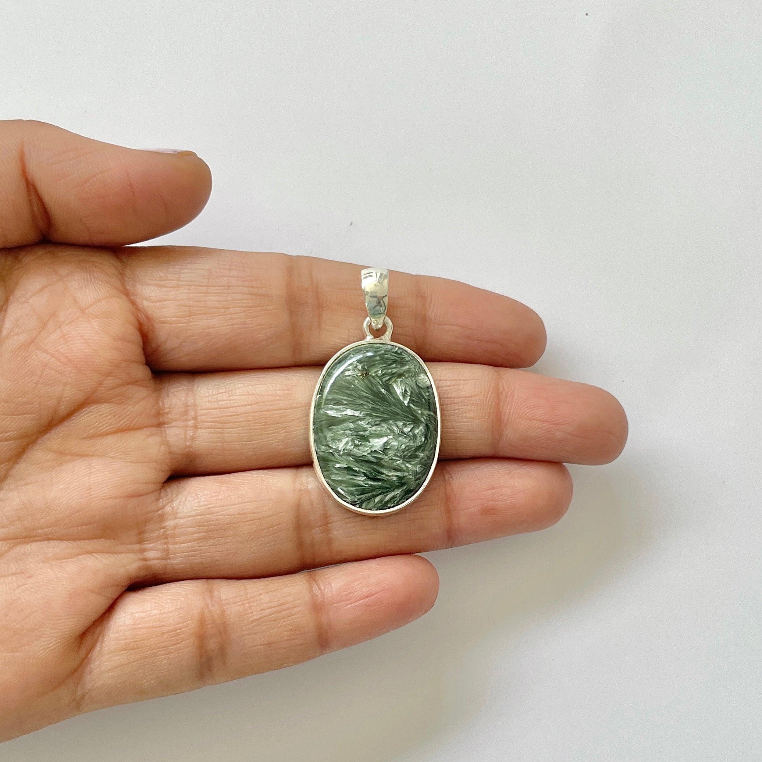 Seraphinite Pendant-(SER-1-43)