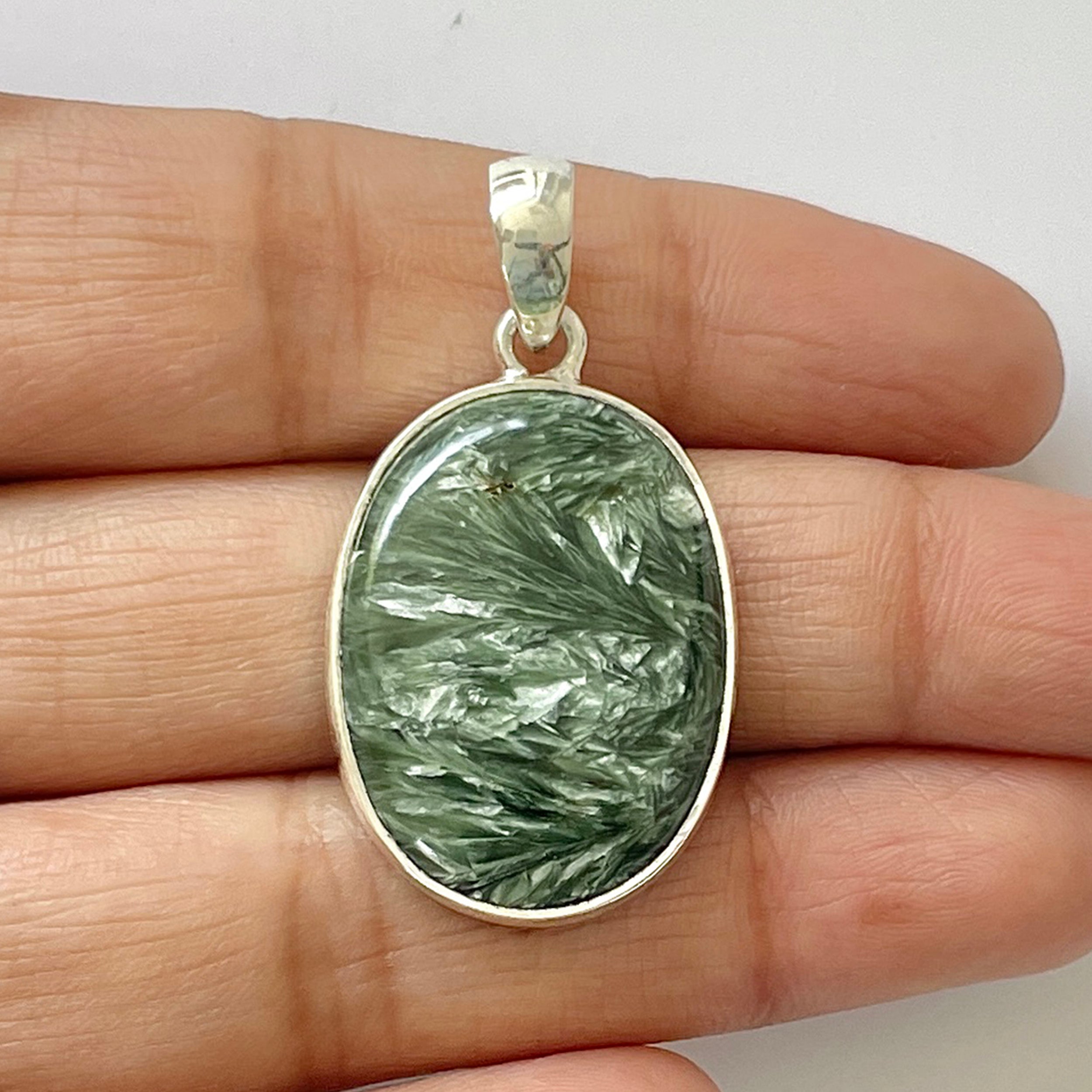 Seraphinite Pendant-(SER-1-43)