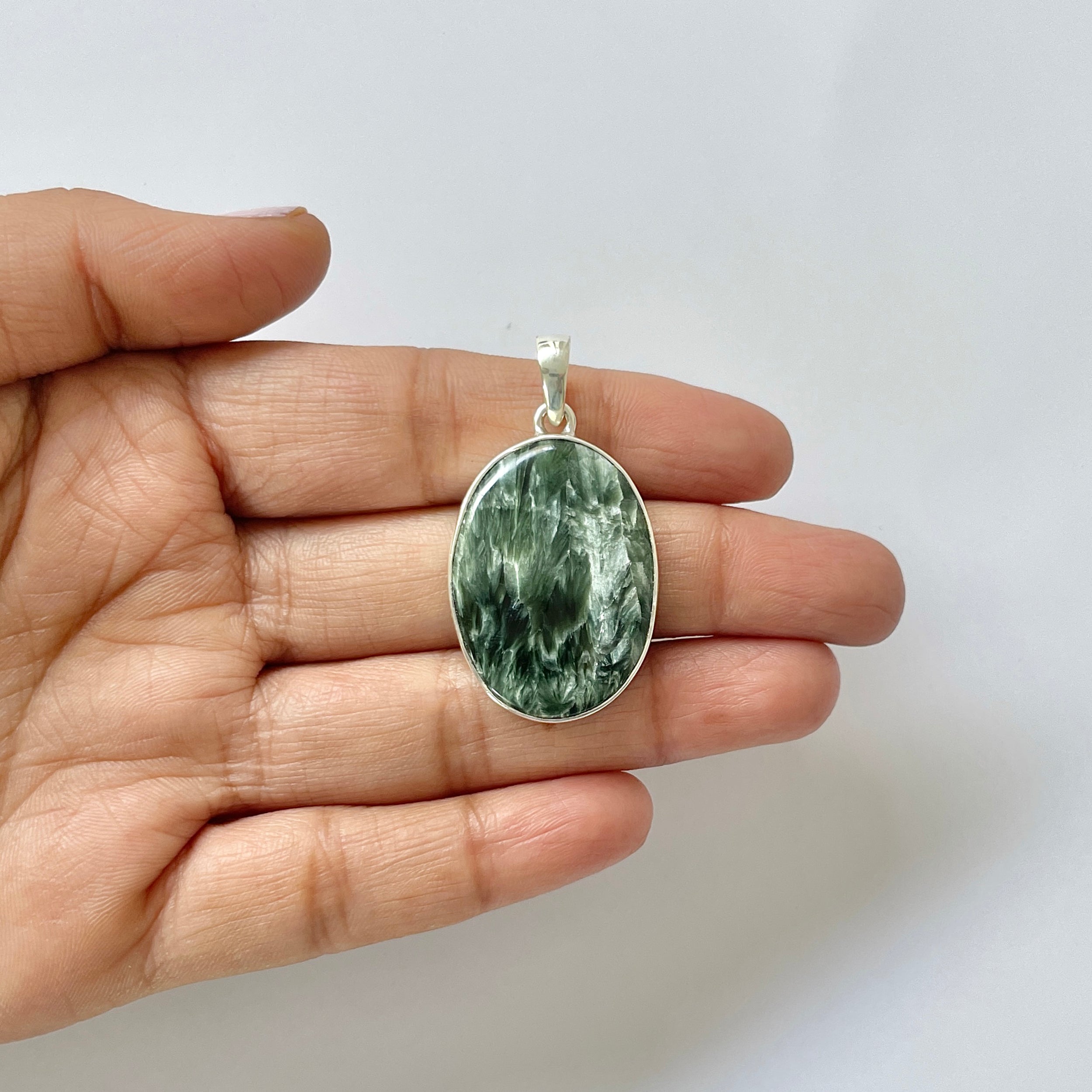 Seraphinite Pendant-(SER-1-45)