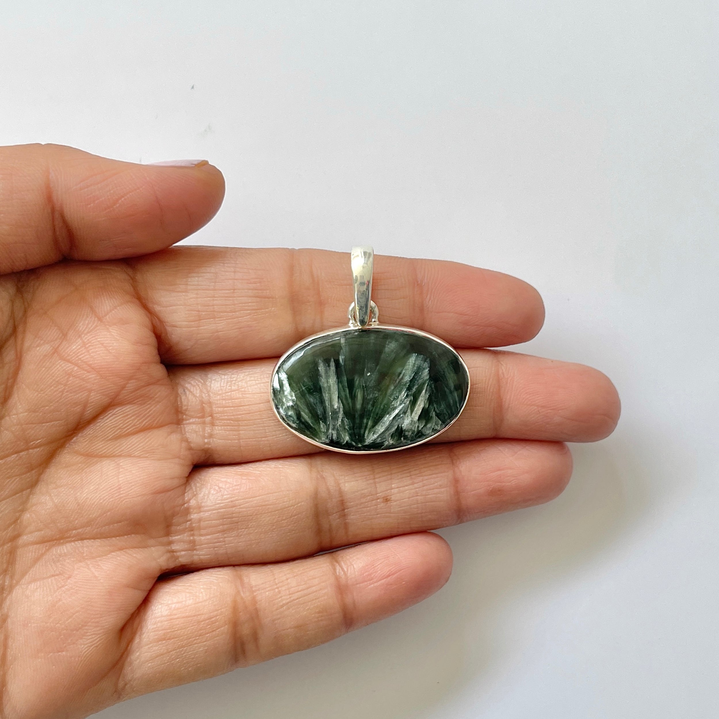 Seraphinite Pendant-(SER-1-47)