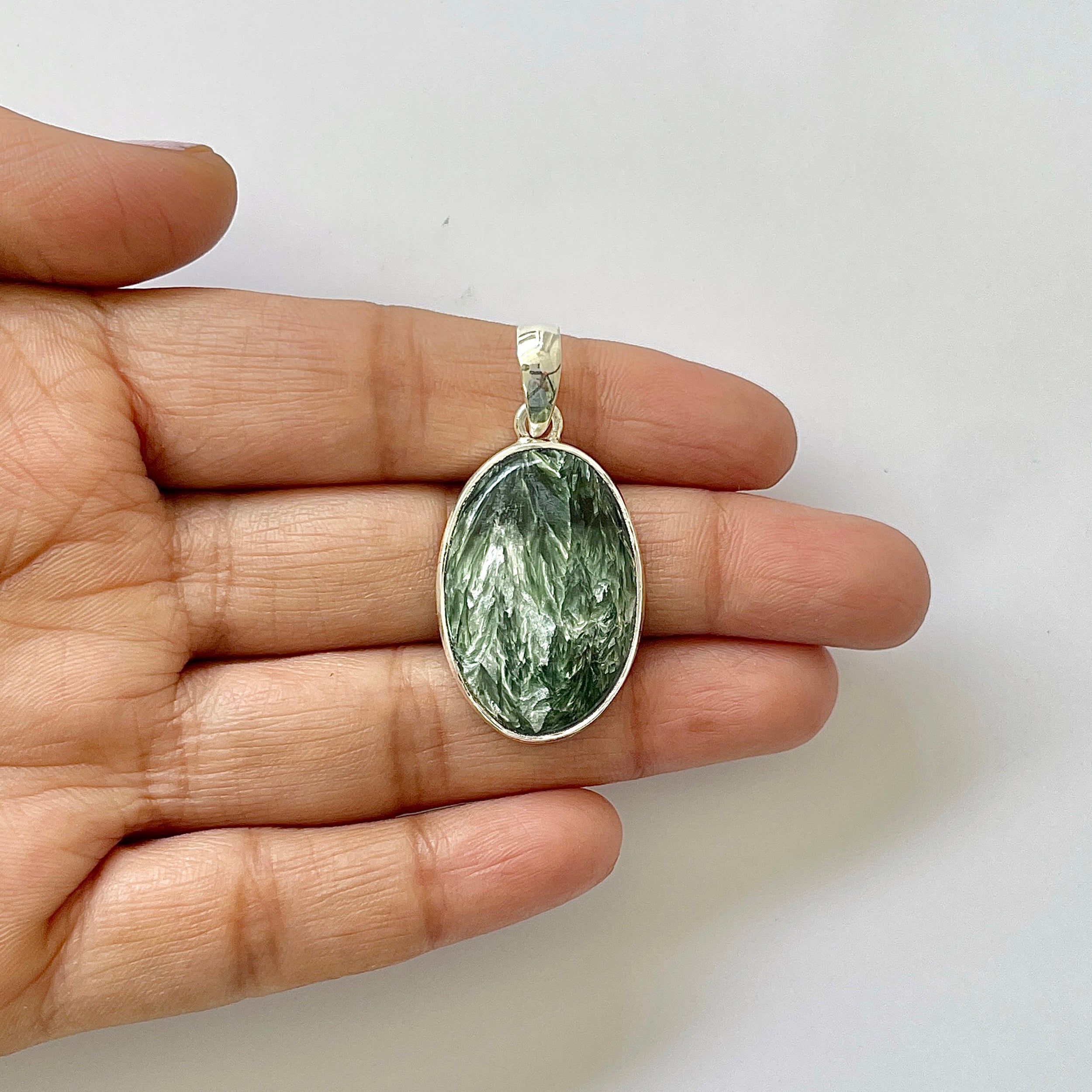 Seraphinite Pendant-(SER-1-48)