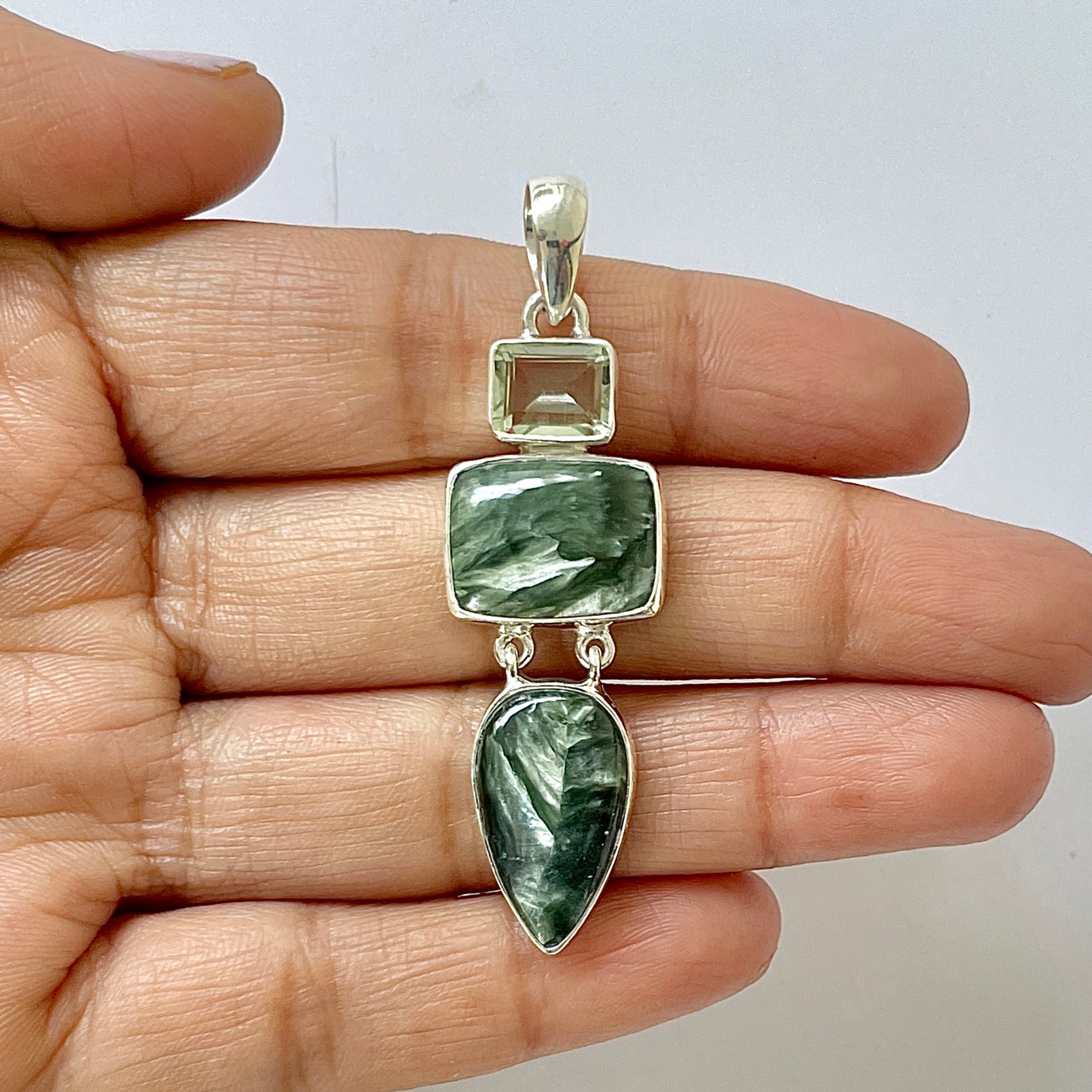 Seraphinite Pendant-(SER-1-5)