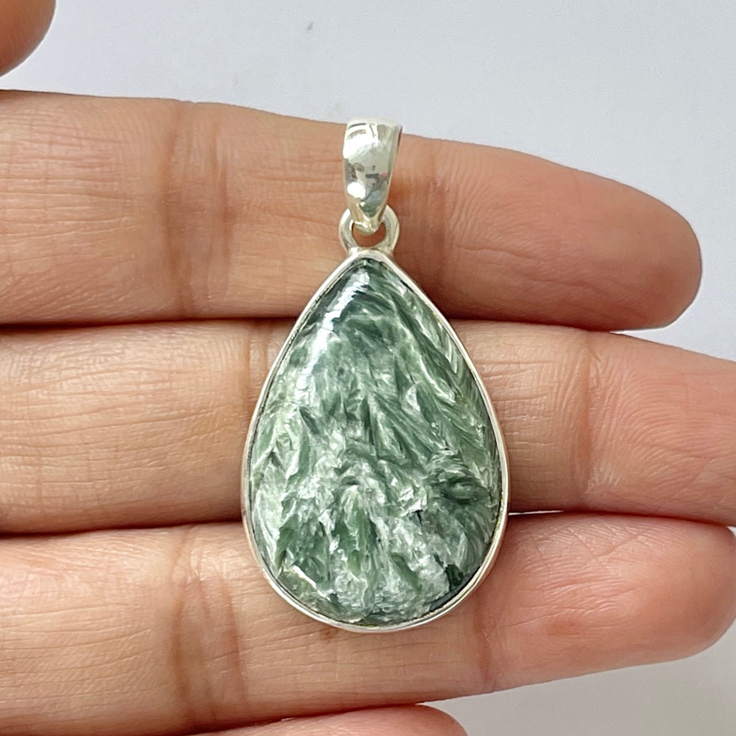 Seraphinite Pendant-(SER-1-55)