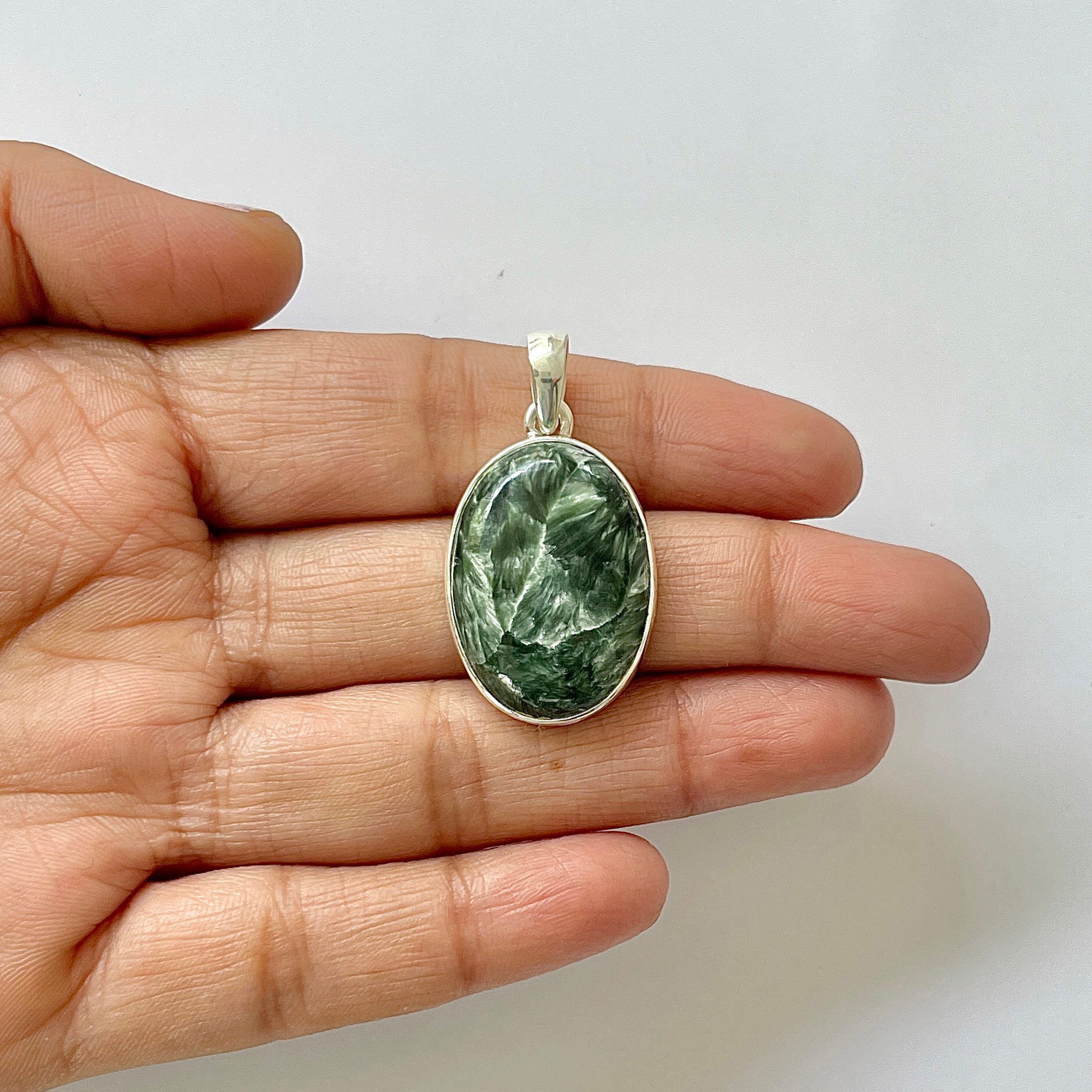 Seraphinite Pendant-(SER-1-10)