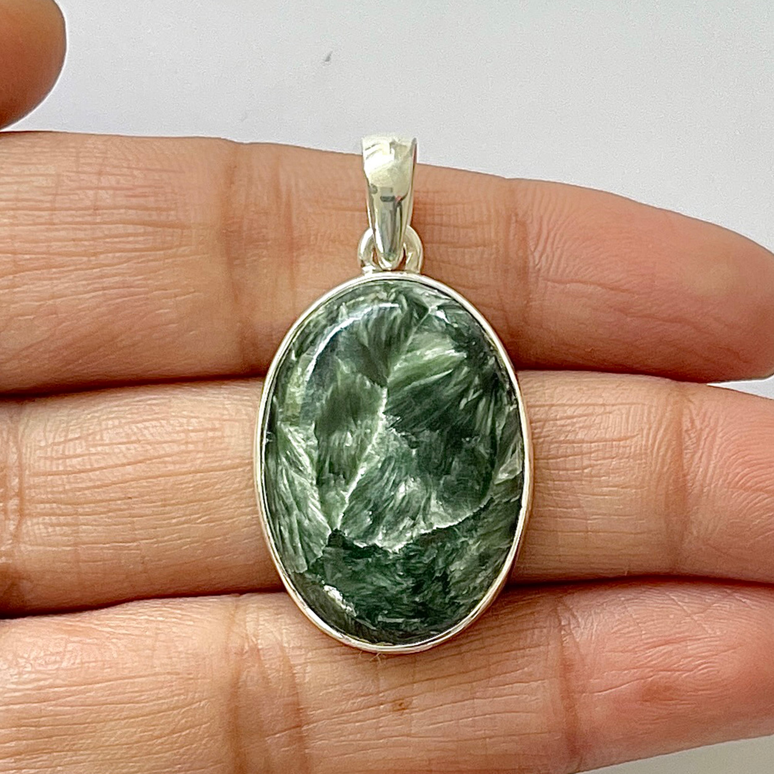 Seraphinite Pendant-(SER-1-9)