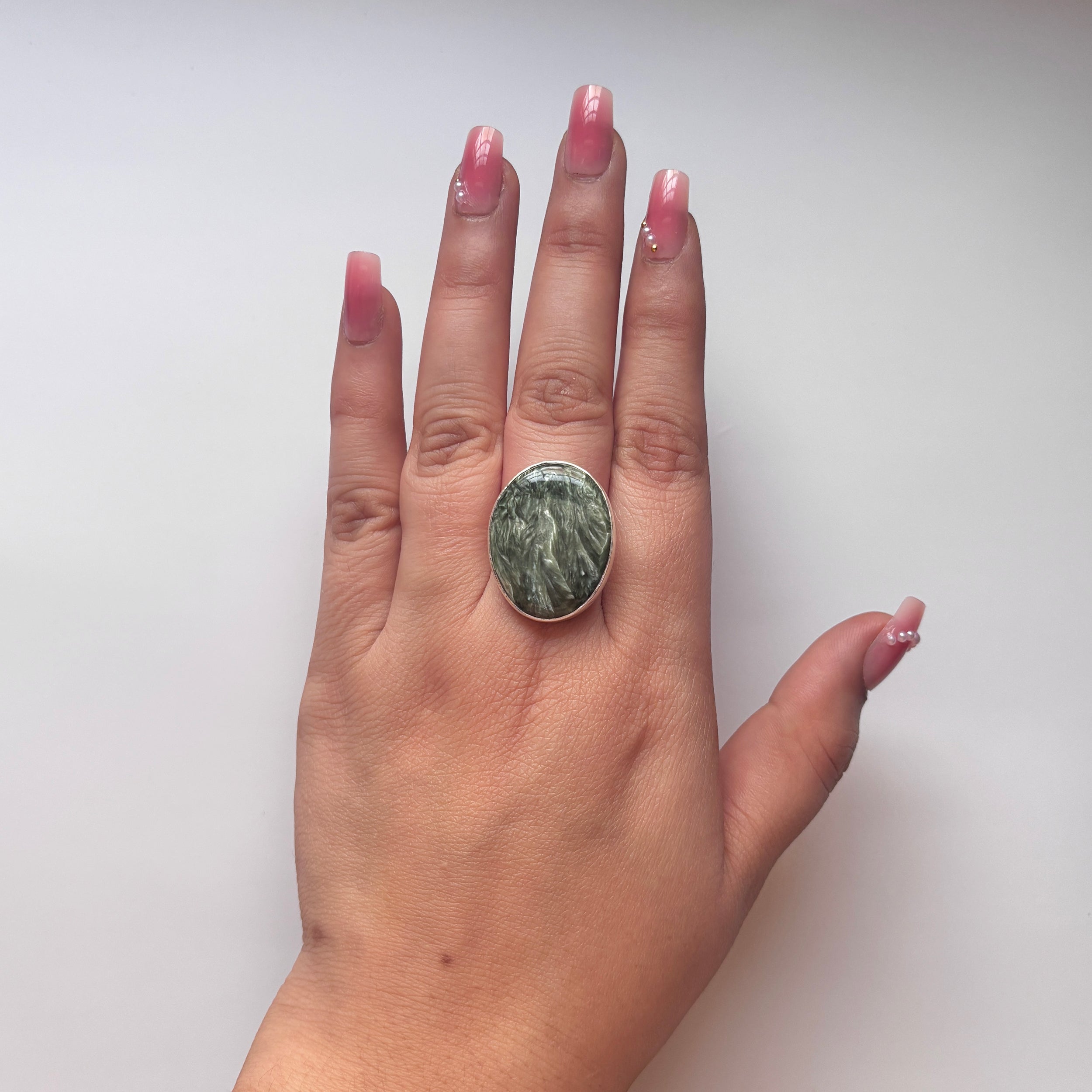 Seraphinite Ring-(SER-2-10)