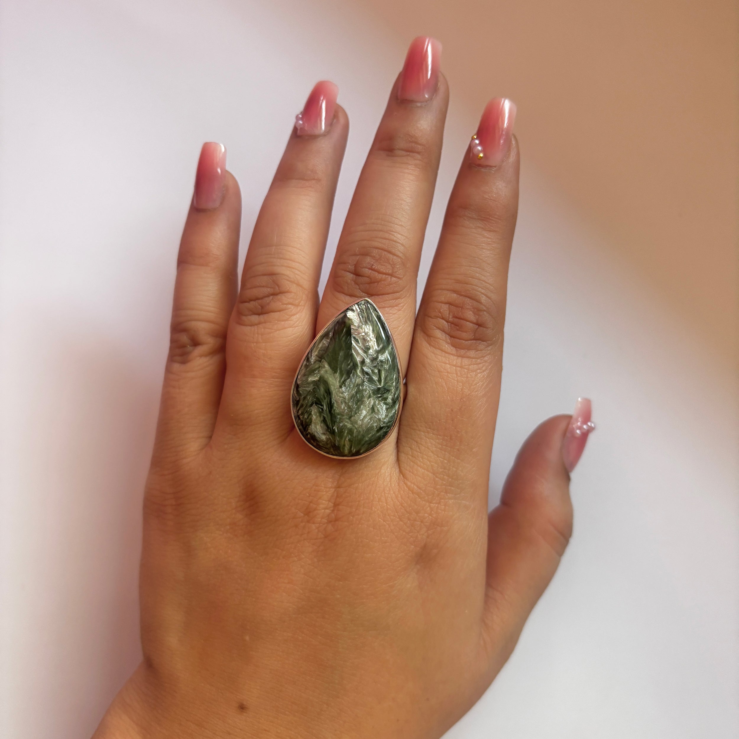 Seraphinite Ring-(SER-2-4)