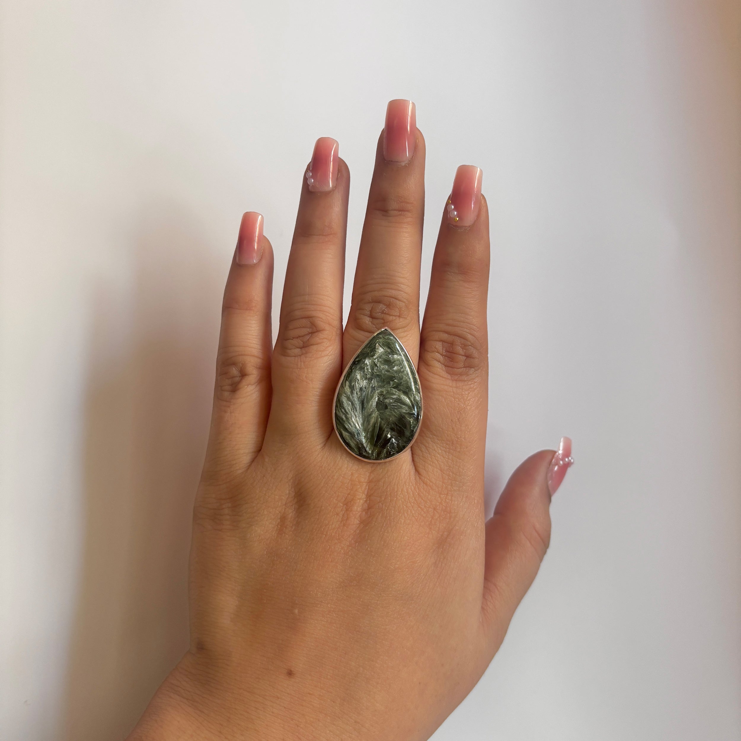 Seraphinite Ring-(SER-2-7)