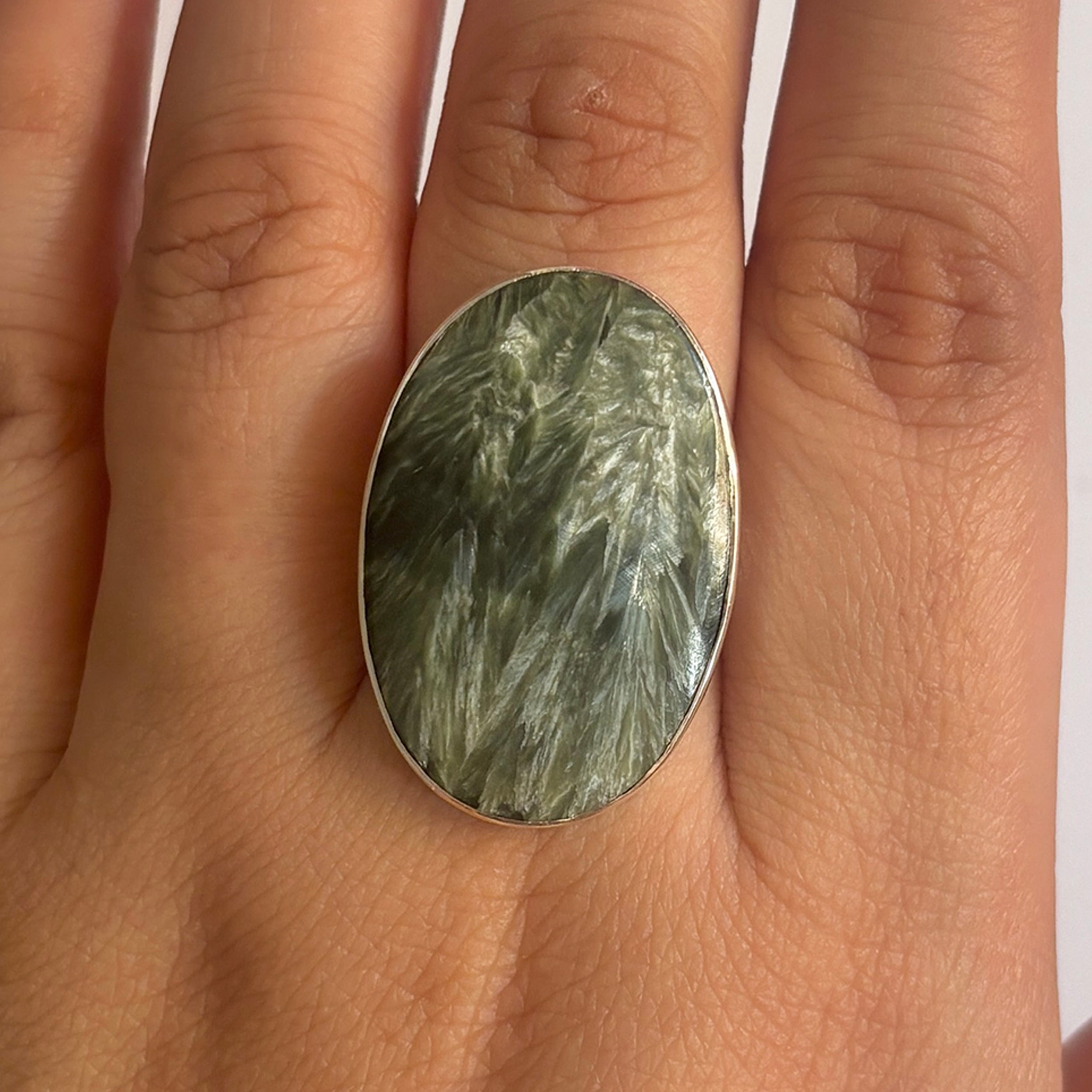 Seraphinite Ring-(SER-2-9)