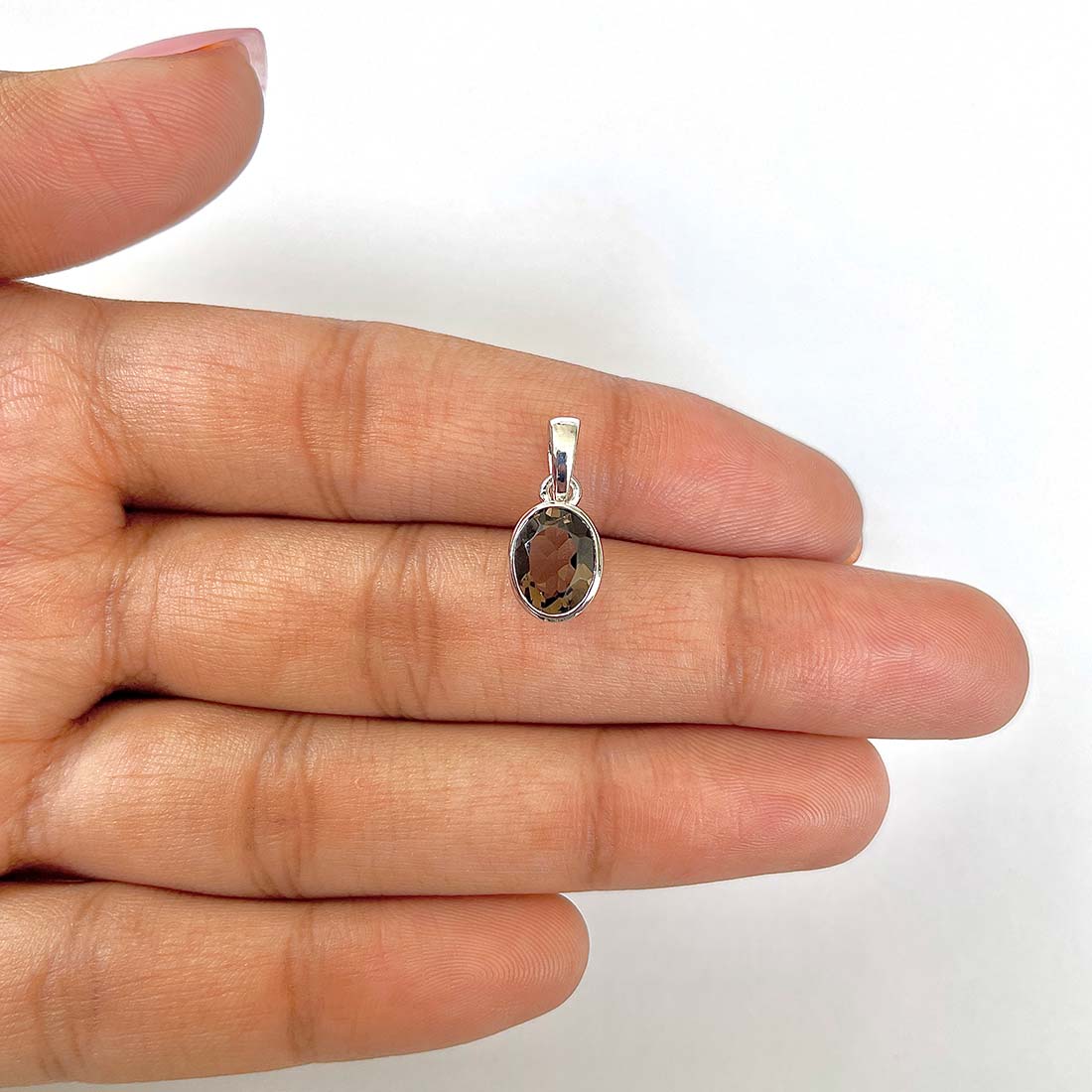 Smoky Pendant-(SMY-RDP-469)