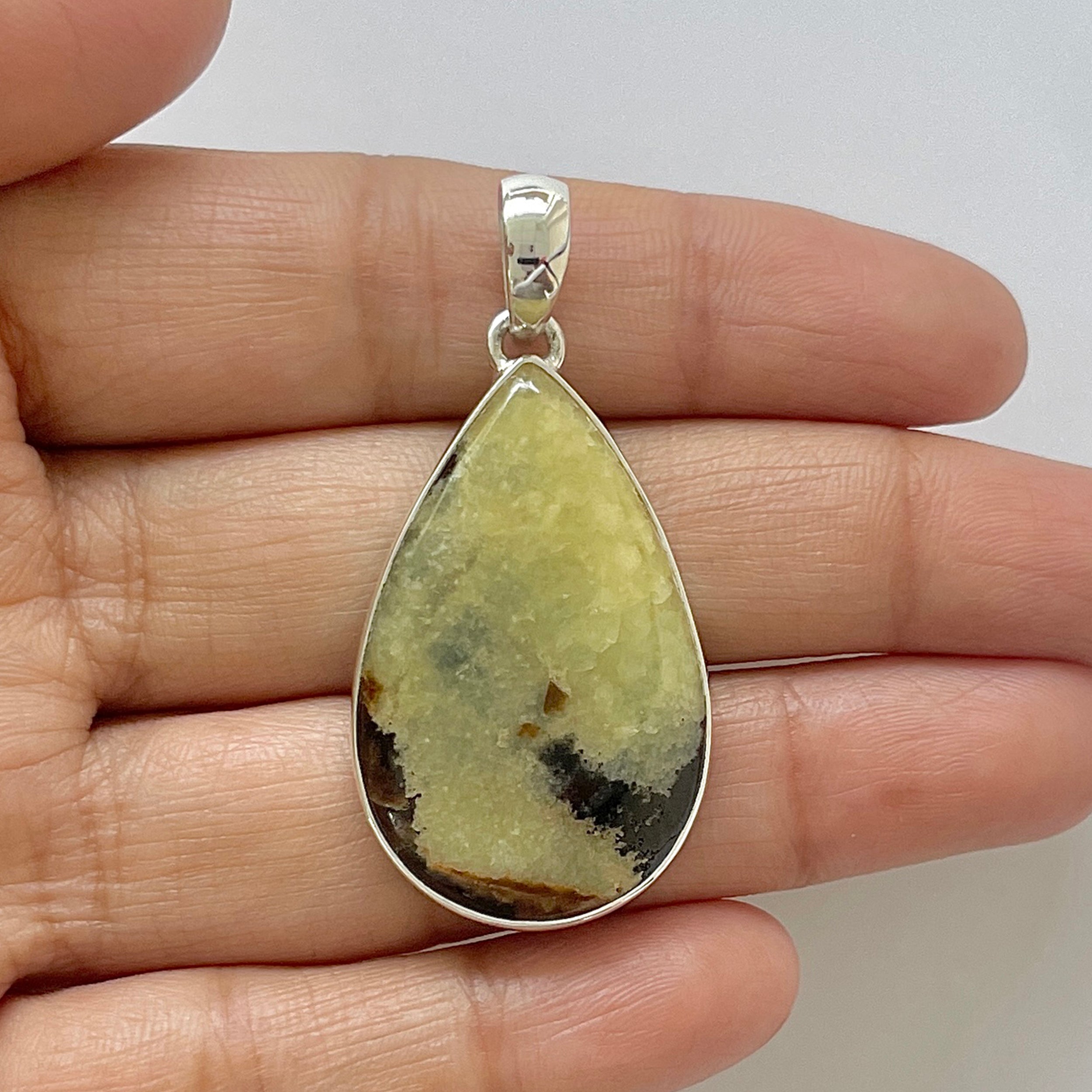 Septarian Rhyolite Pendant-(SPR-1-10)