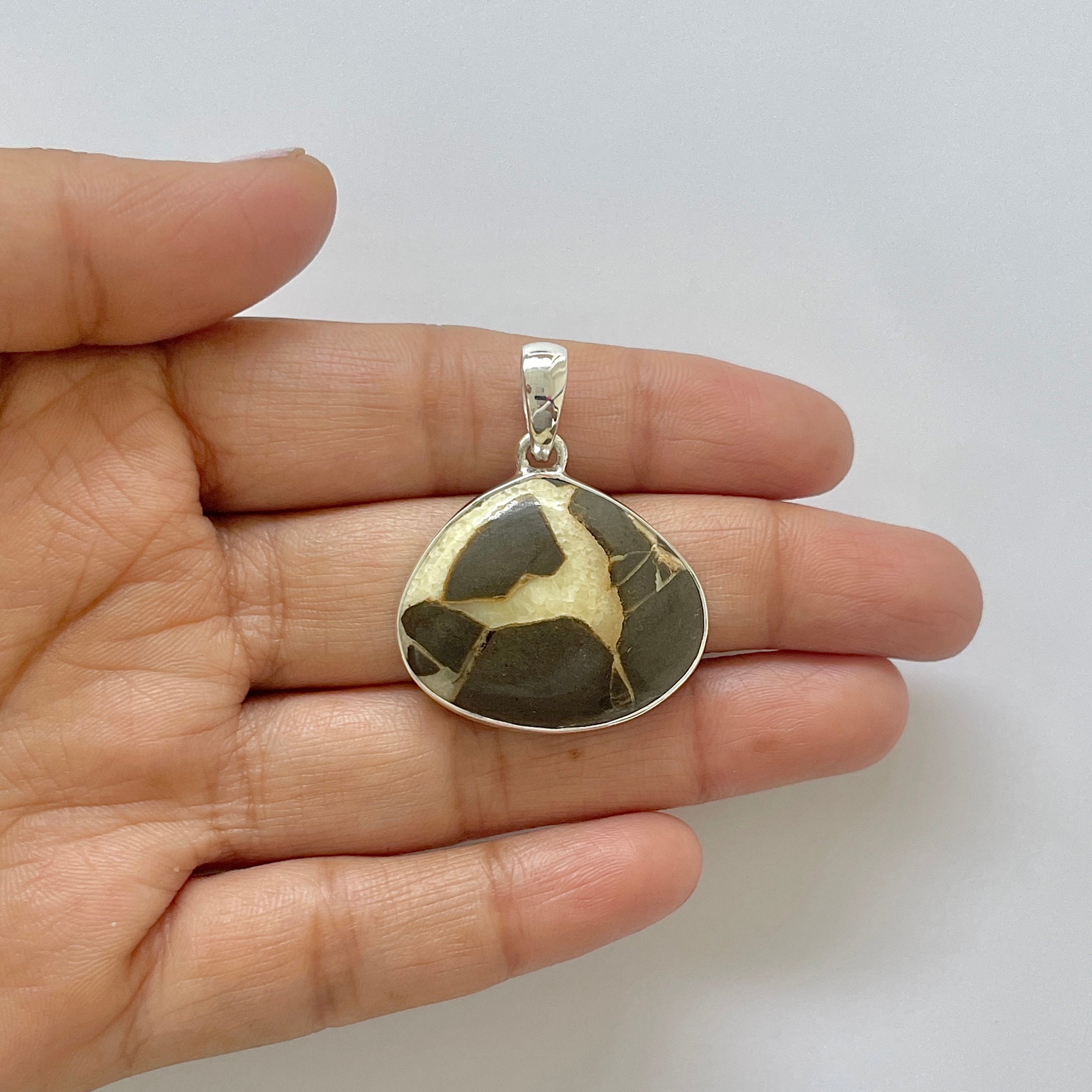 Septarian Rhyolite Pendant-(SPR-1-13)