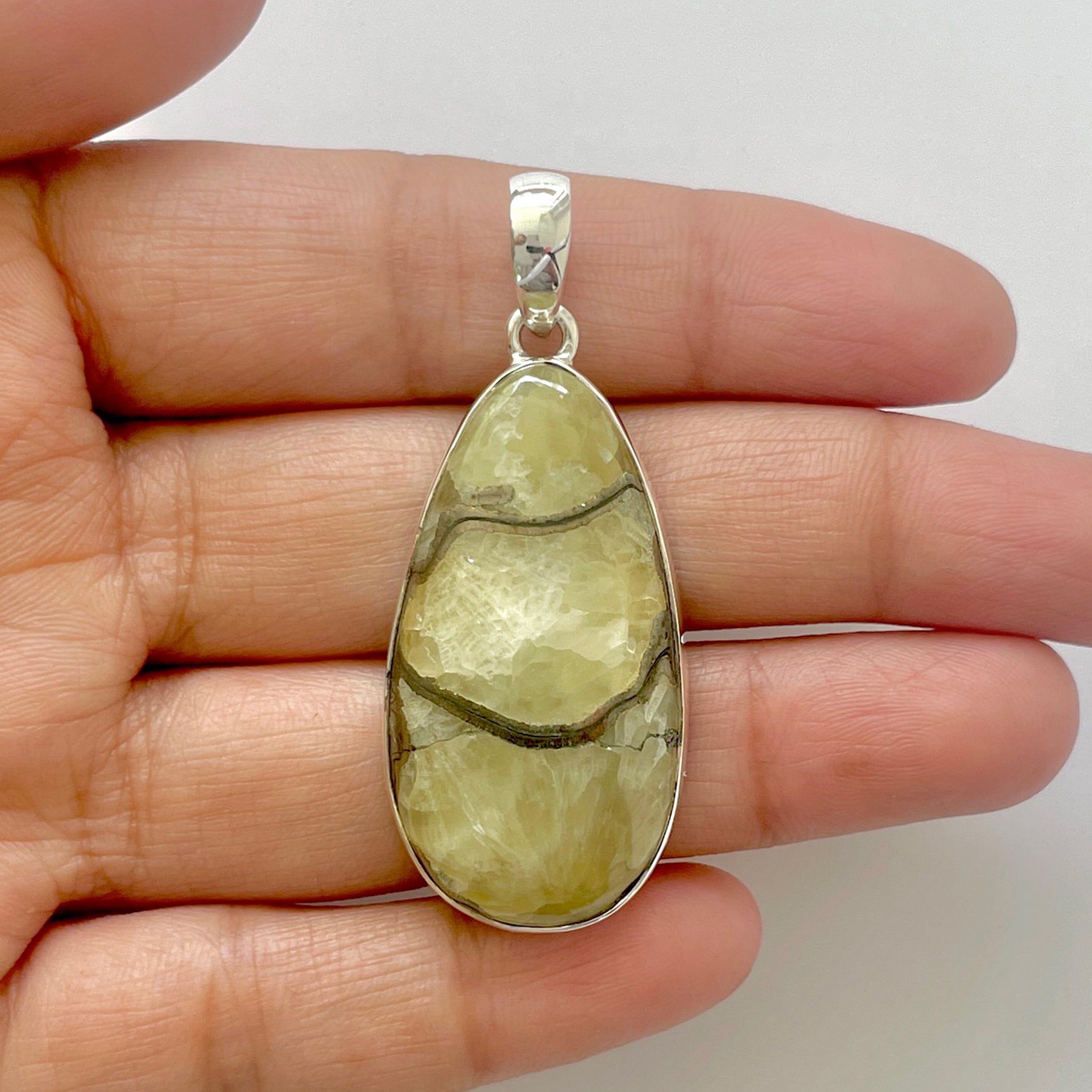 Septarian Rhyolite Pendant-(SPR-1-26)