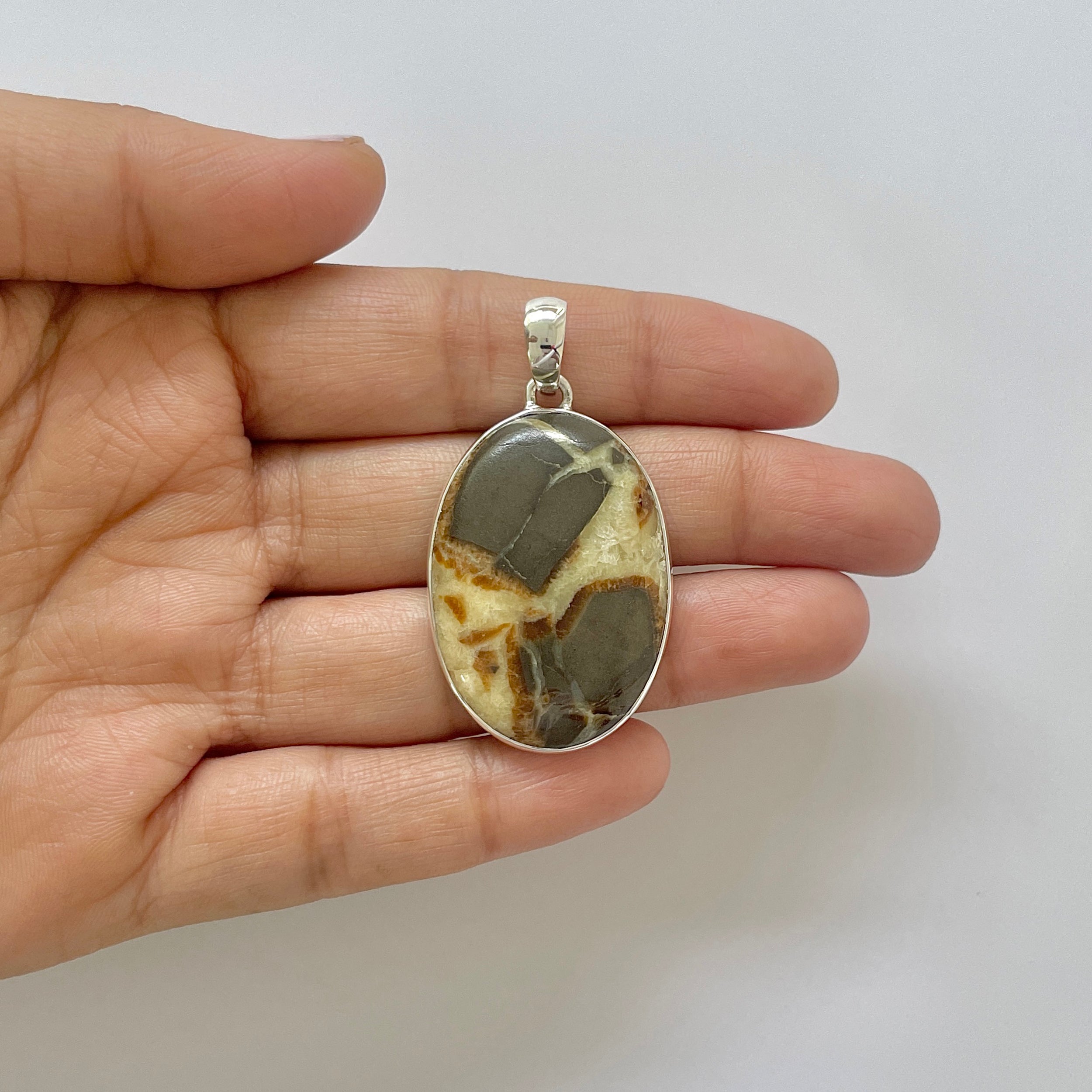Septarian Rhyolite Pendant-(SPR-1-3)