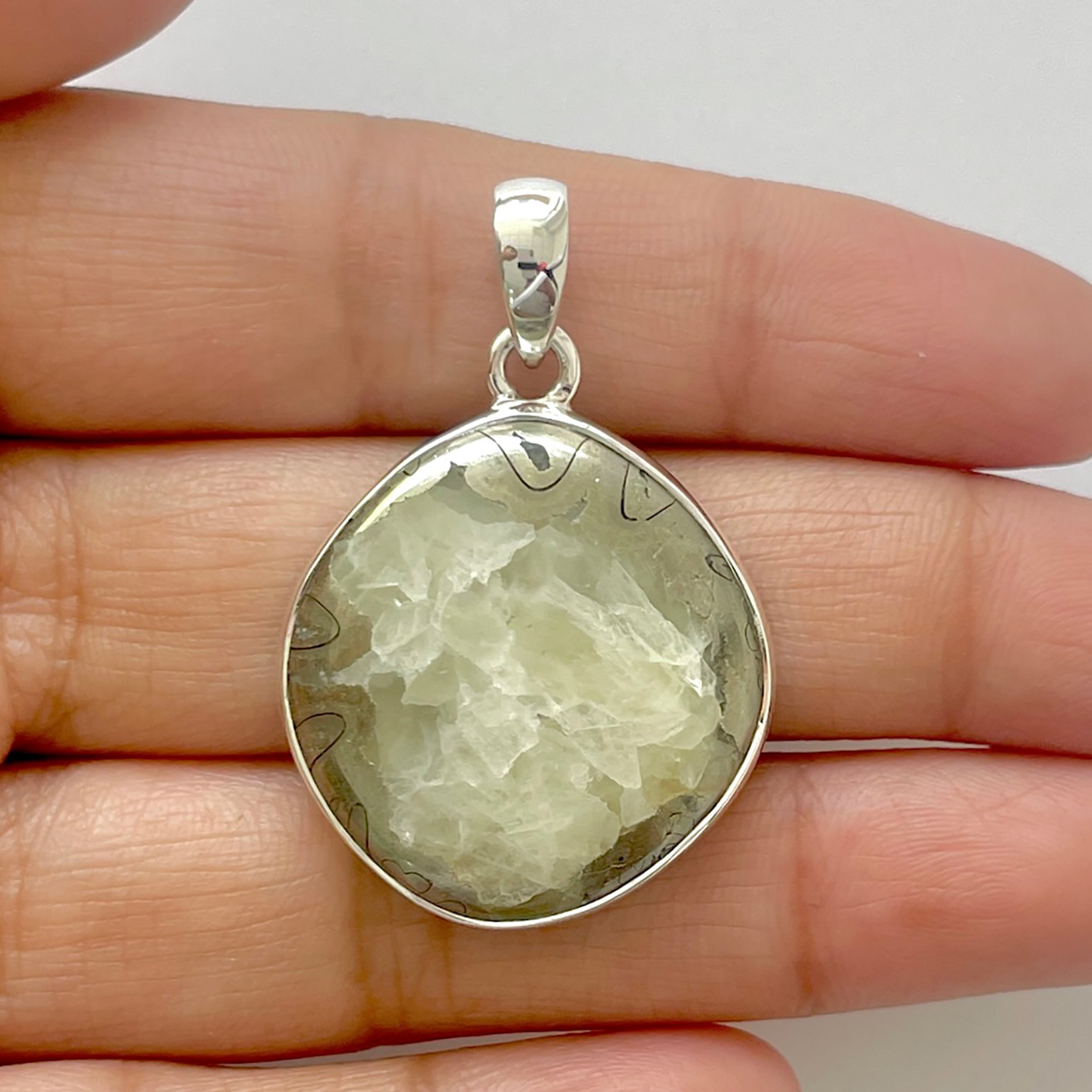 Septarian Rhyolite Pendant-(SPR-1-32)