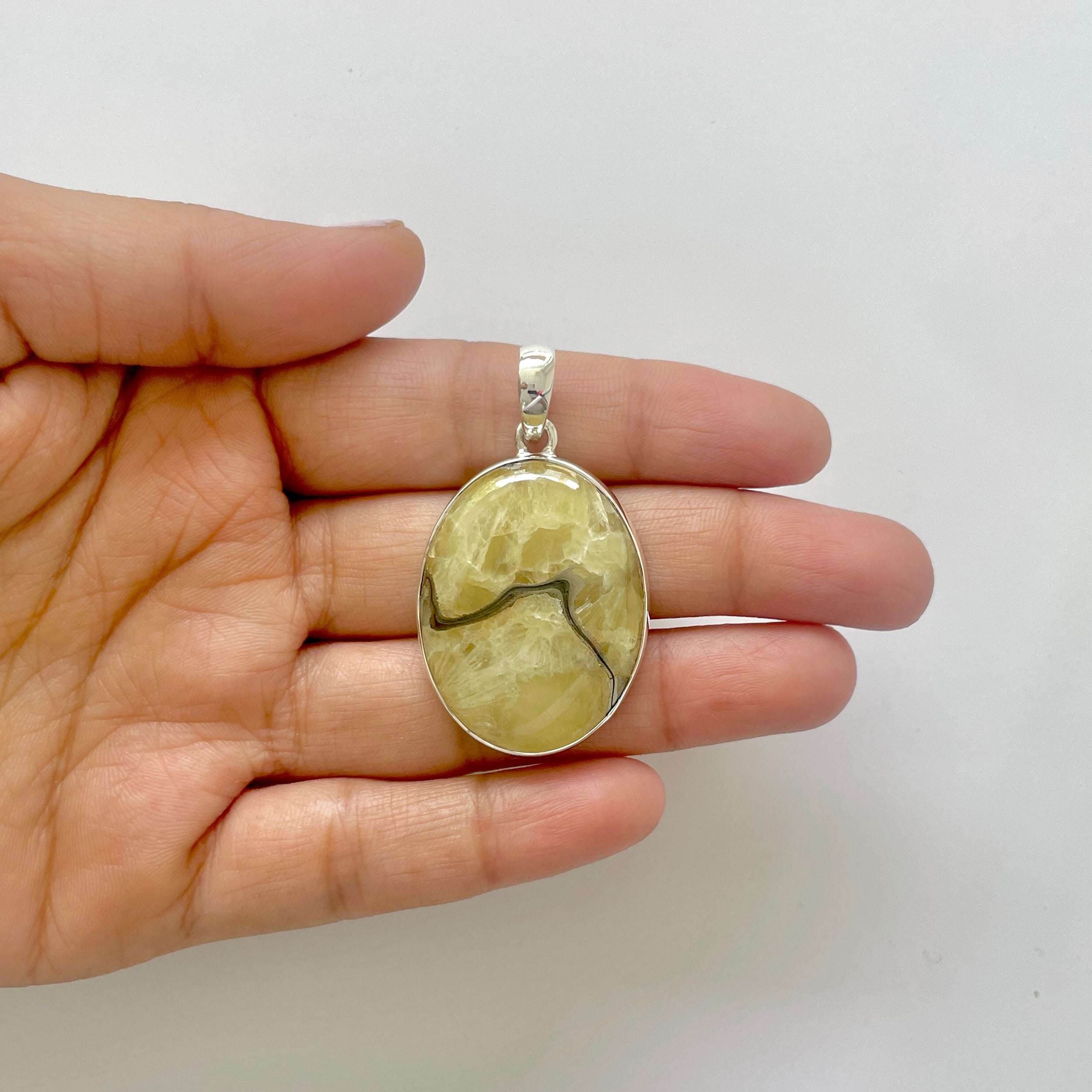 Septarian Rhyolite Pendant-(SPR-1-34)