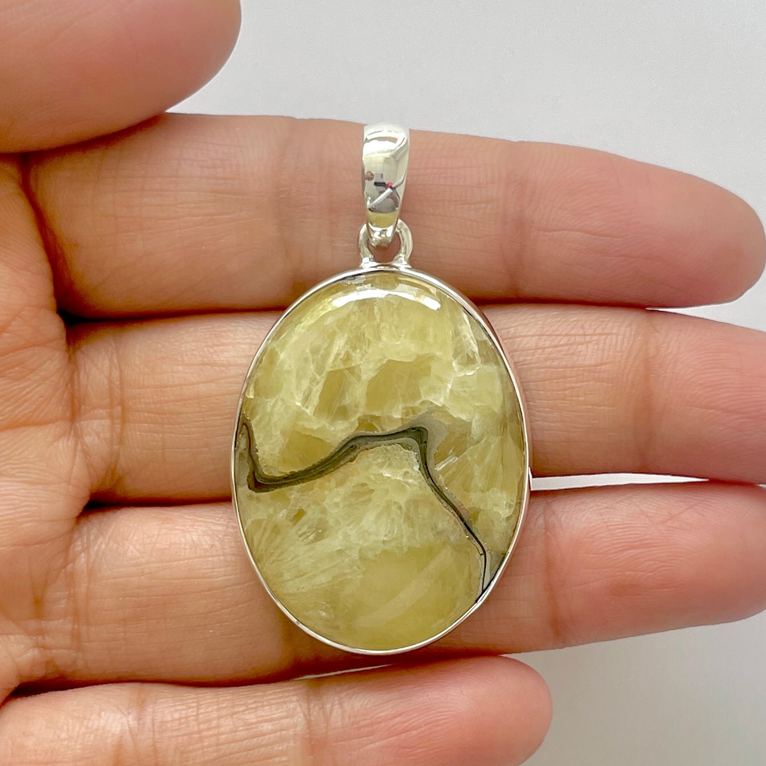 Septarian Rhyolite Pendant-(SPR-1-34)