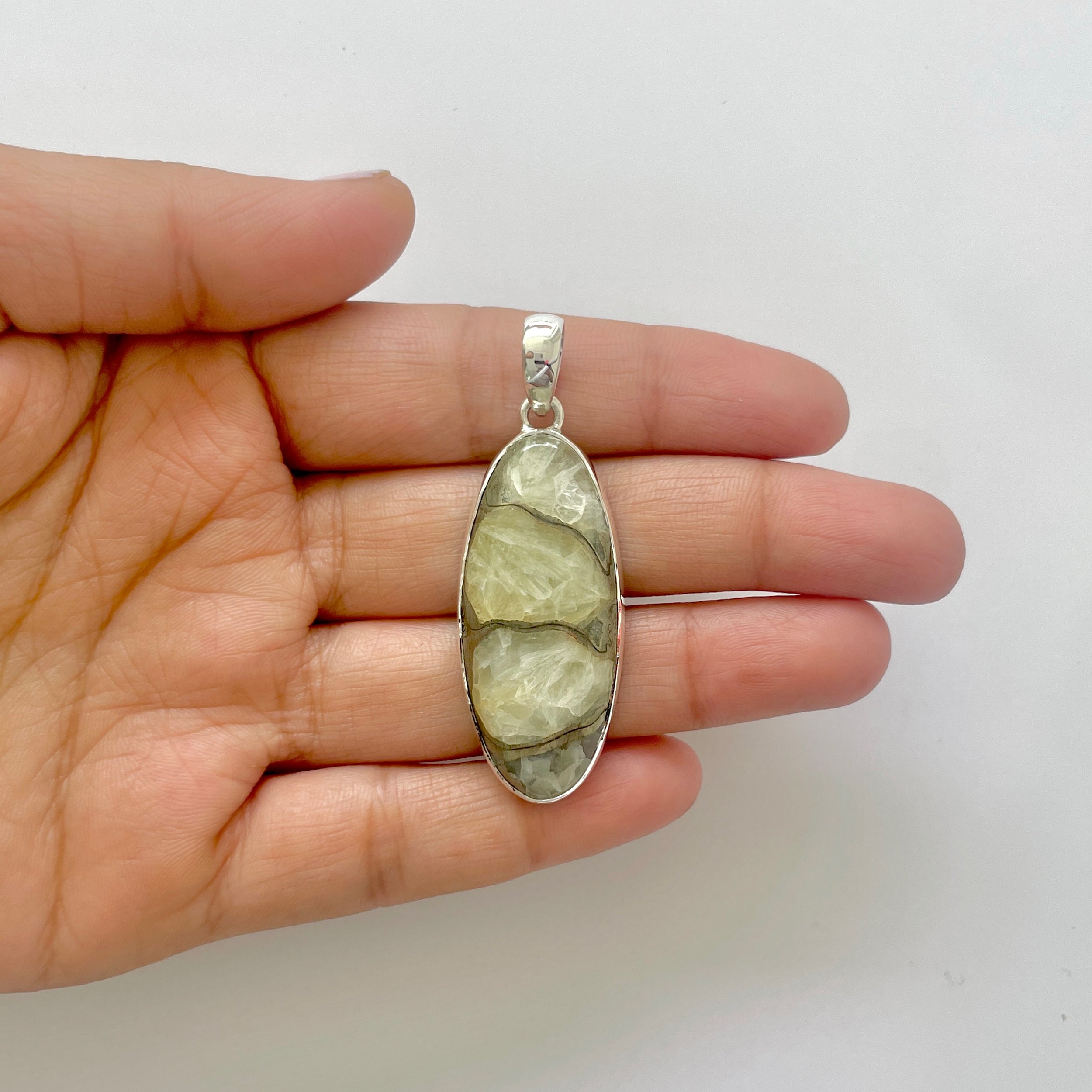 Septarian Rhyolite Pendant-(SPR-1-39)