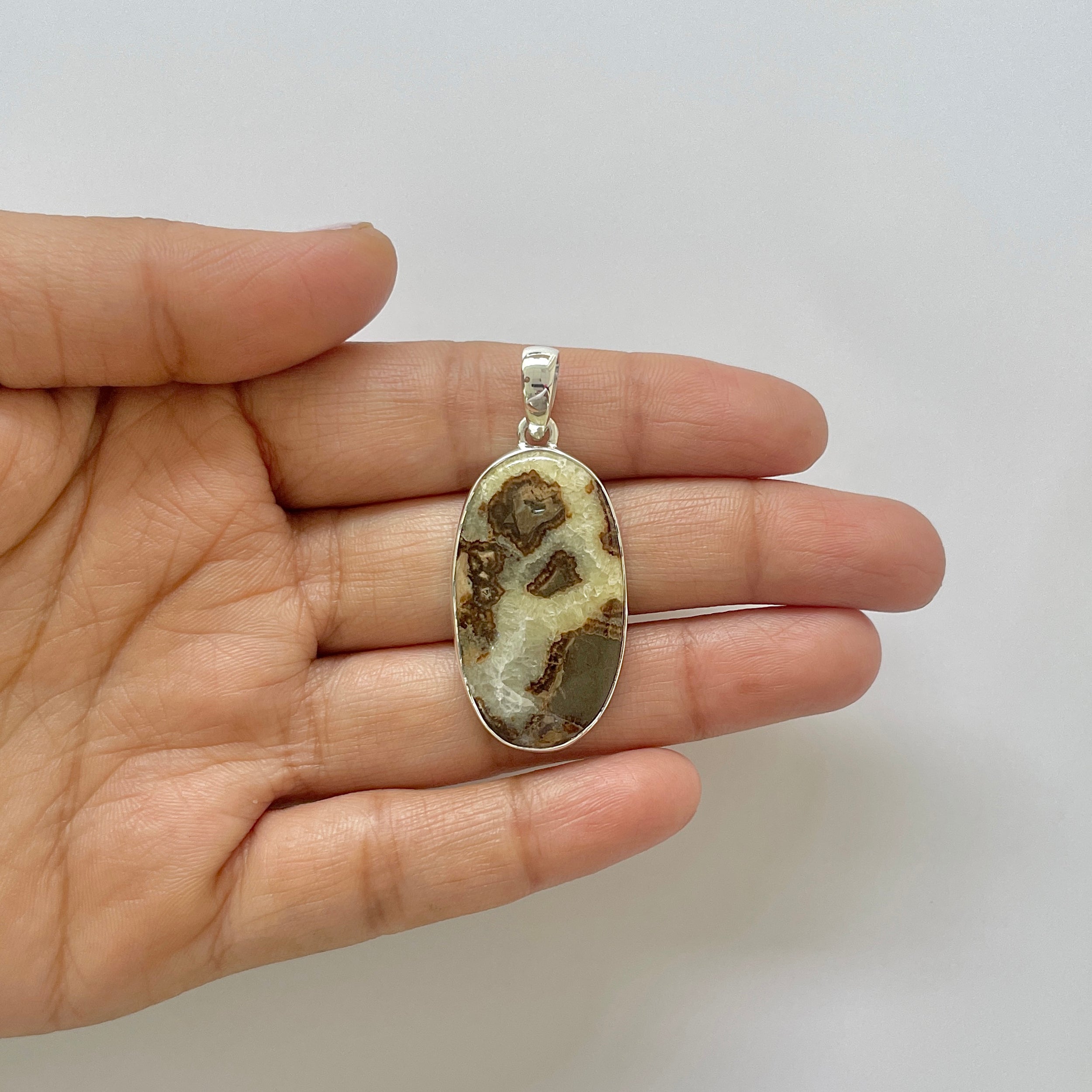 Septarian Rhyolite Pendant-(SPR-1-4)