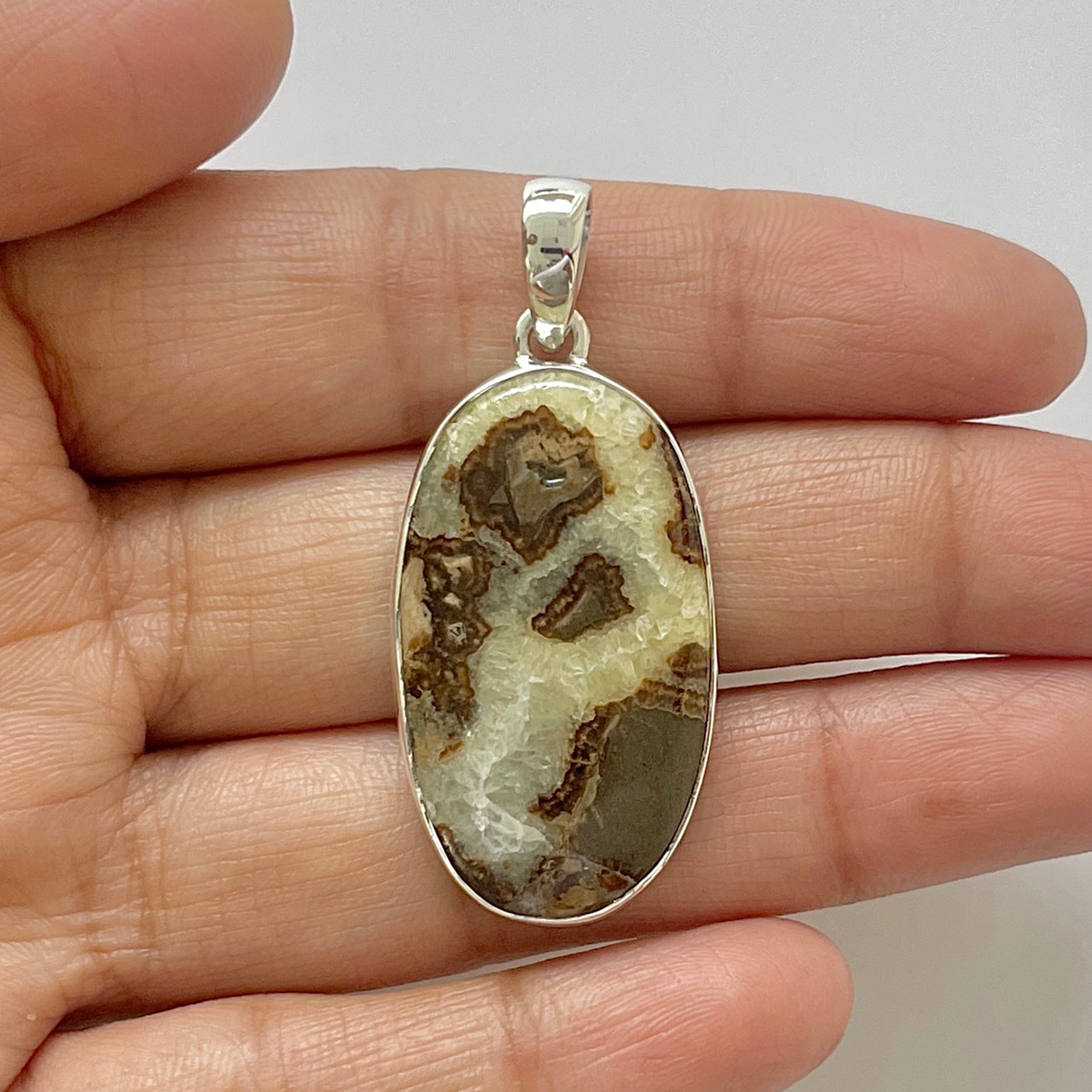 Septarian Rhyolite Pendant-(SPR-1-4)