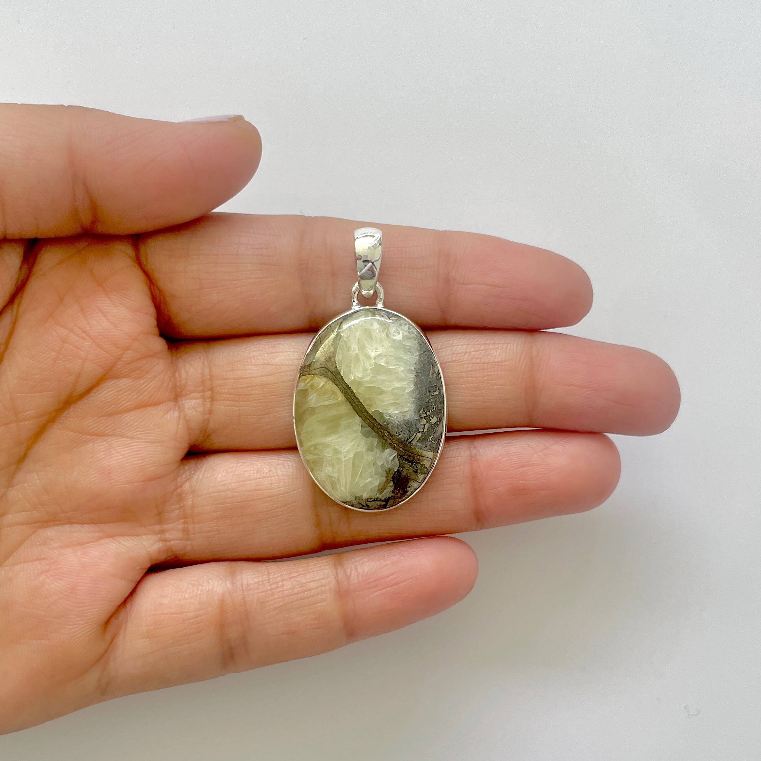 Septarian Rhyolite Pendant-(SPR-1-44)