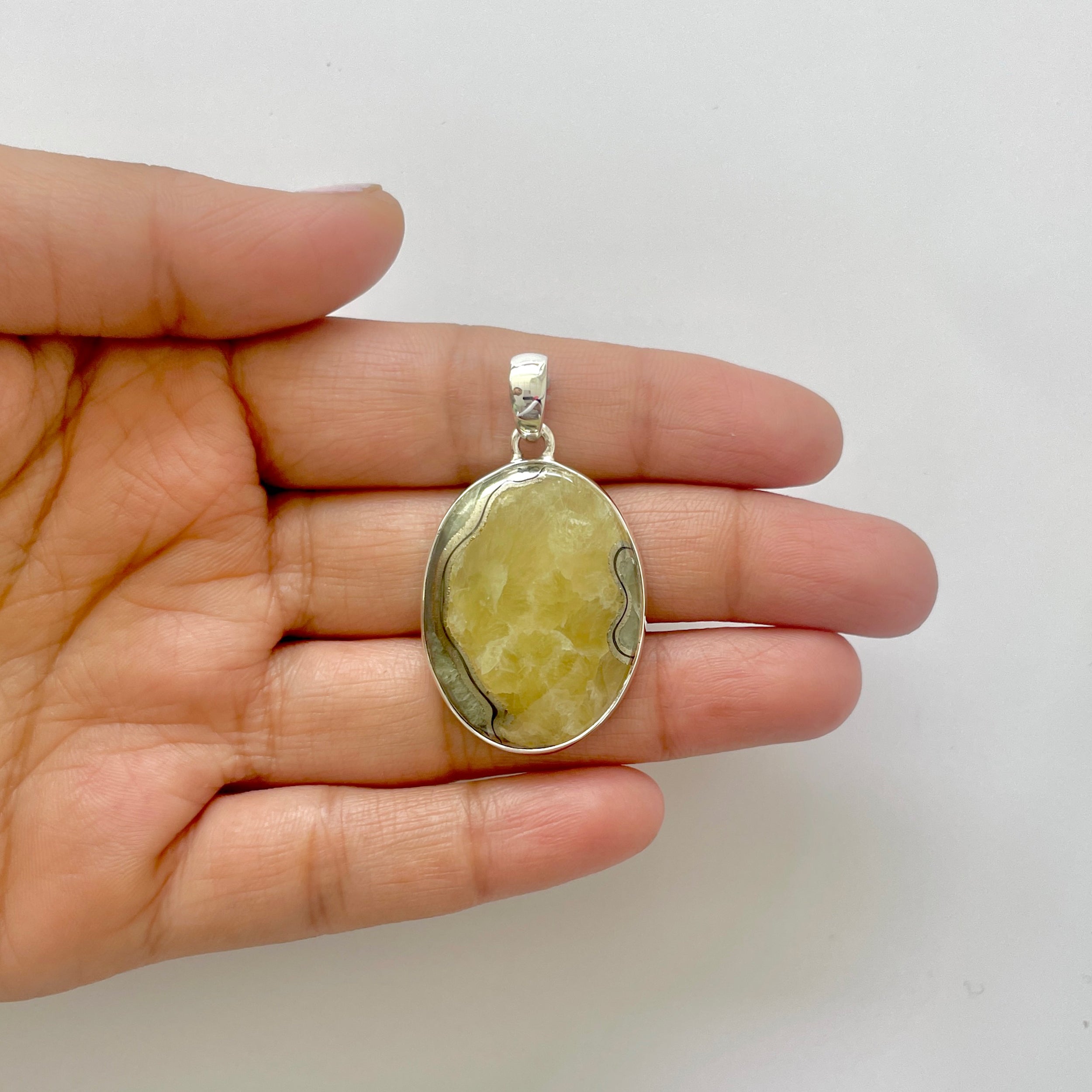 Septarian Rhyolite Pendant-(SPR-1-50)