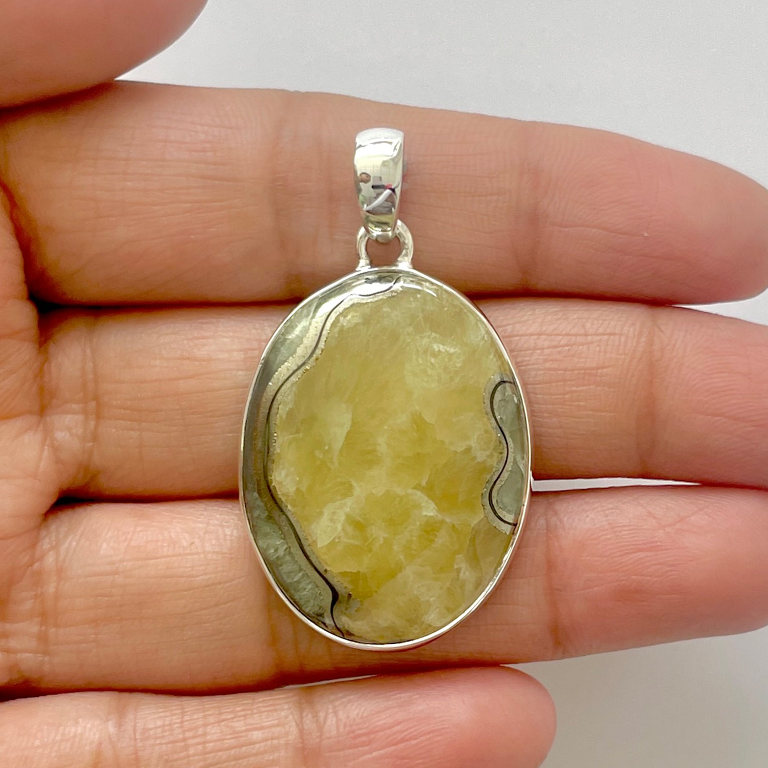 Septarian Rhyolite Pendant-(SPR-1-50)