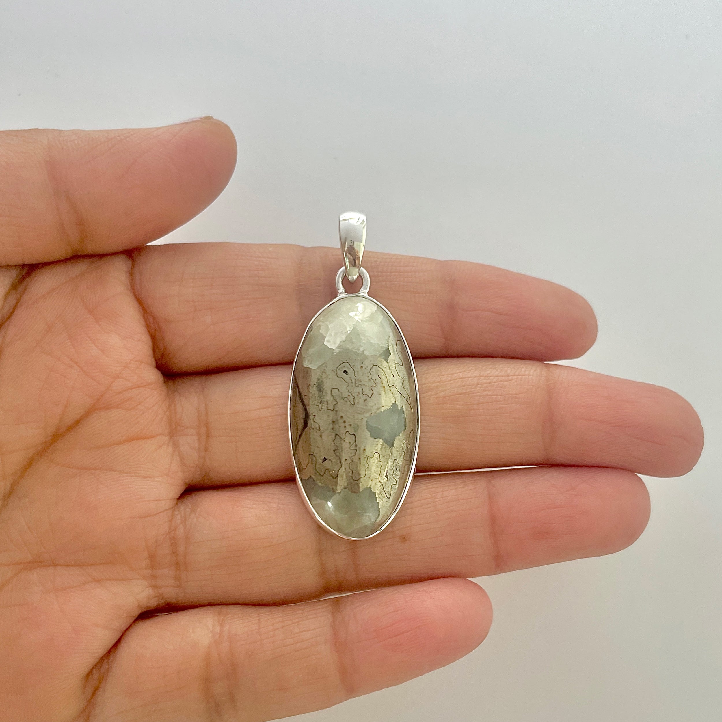 Septarian Rhyolite Pendant-(SPR-1-51)