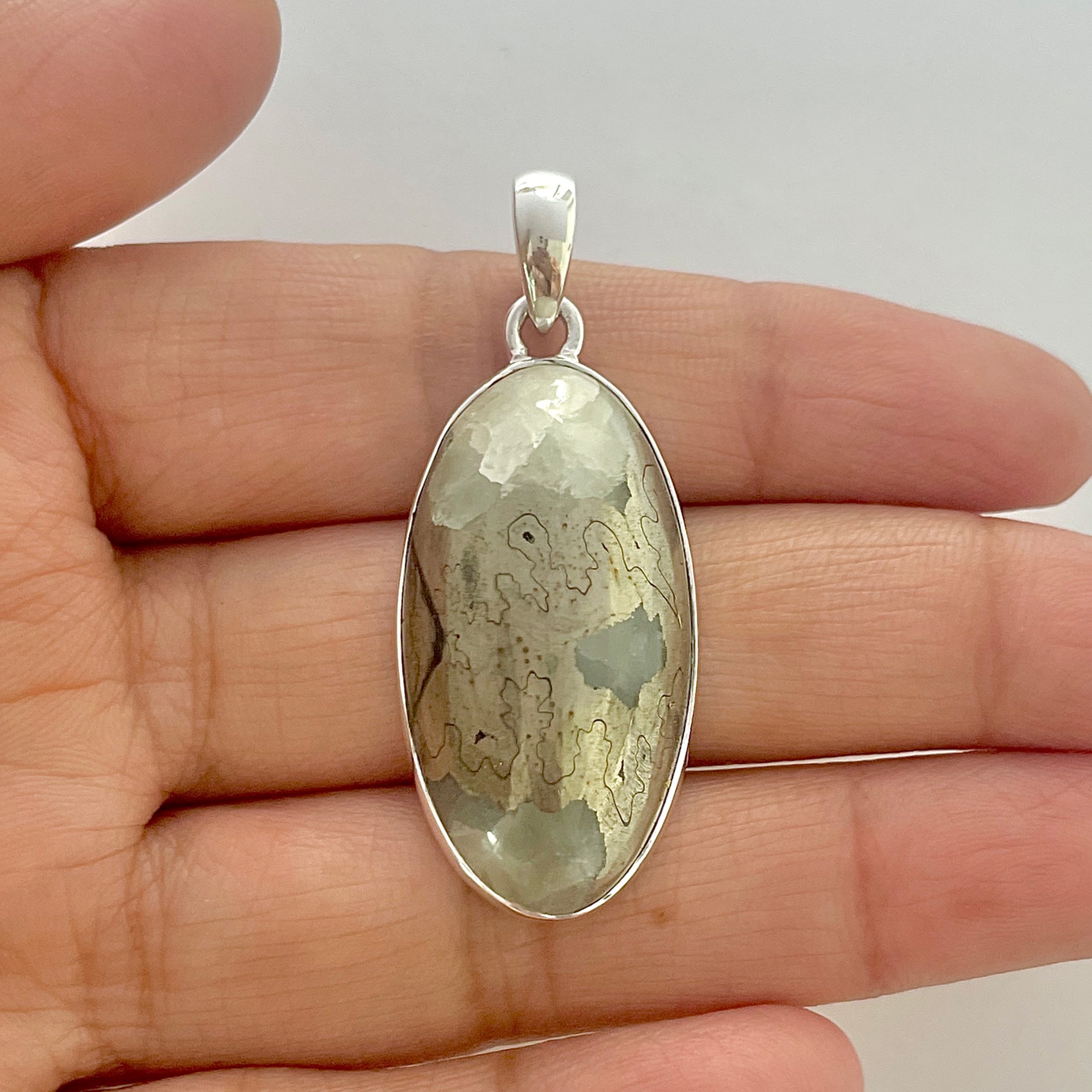 Septarian Rhyolite Pendant-(SPR-1-51)