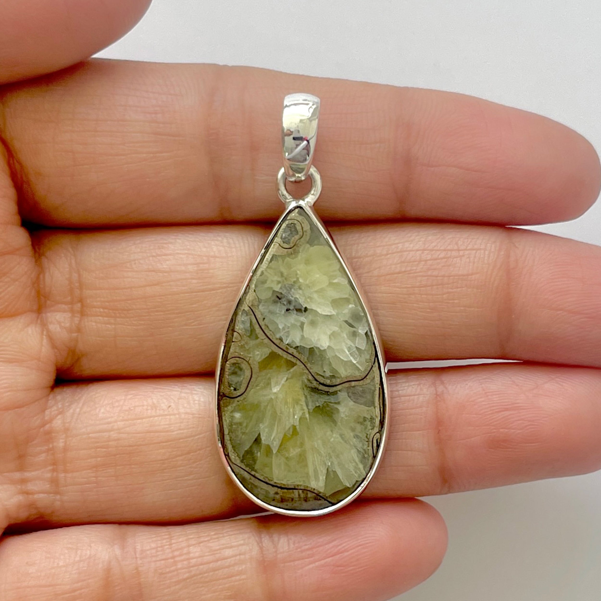 Septarian Rhyolite Pendant-(SPR-1-52)