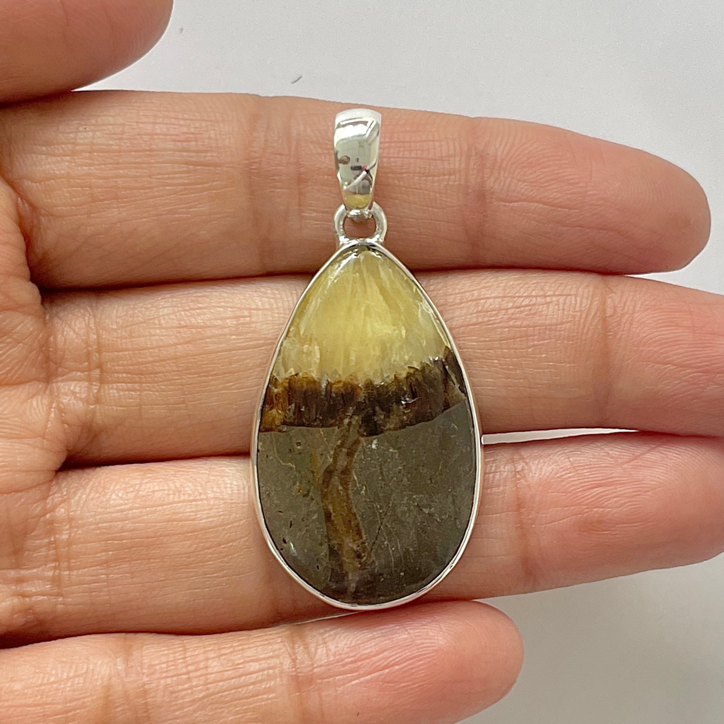 Septarian Rhyolite Pendant-(SPR-1-7)