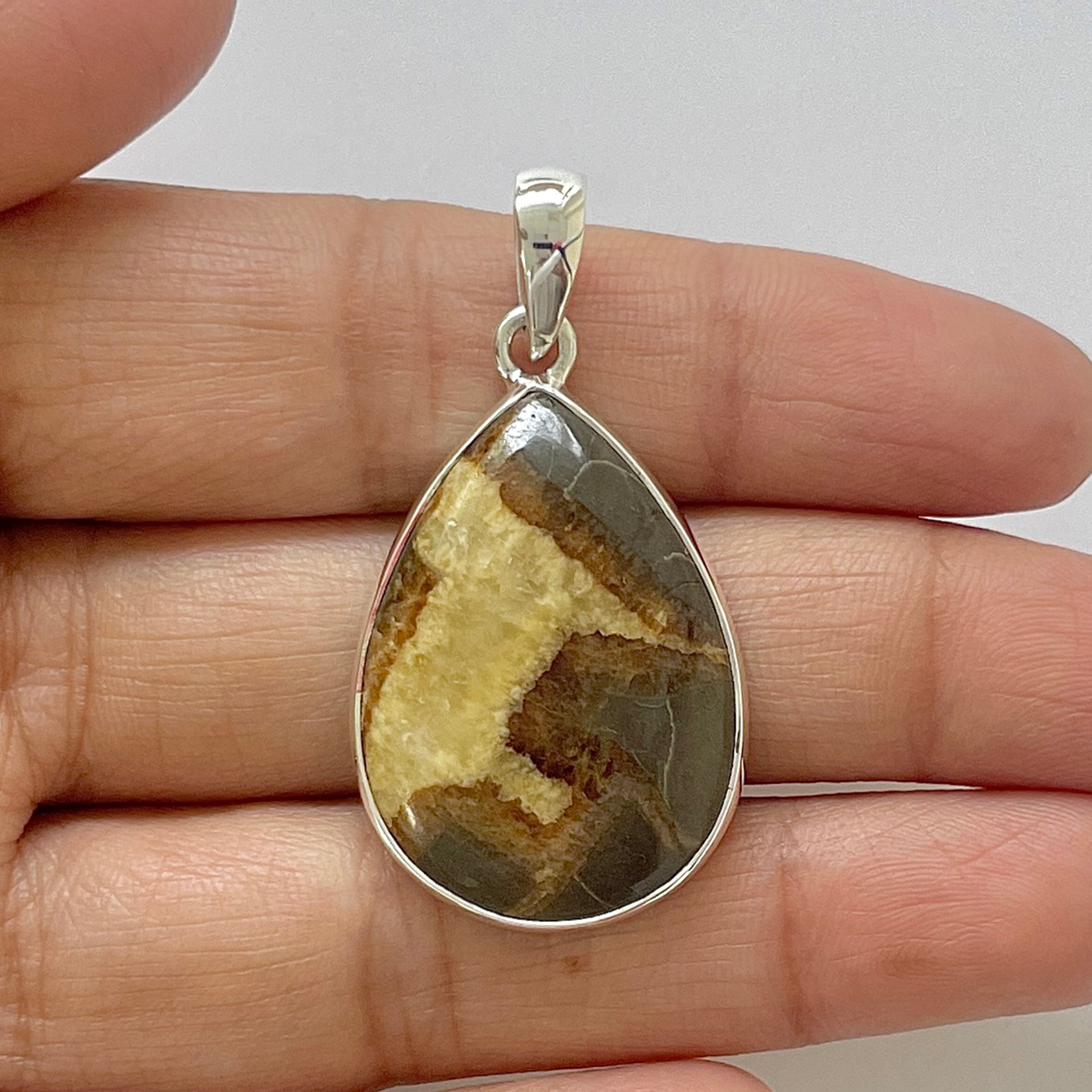 Septarian Rhyolite Pendant-(SPR-1-9)