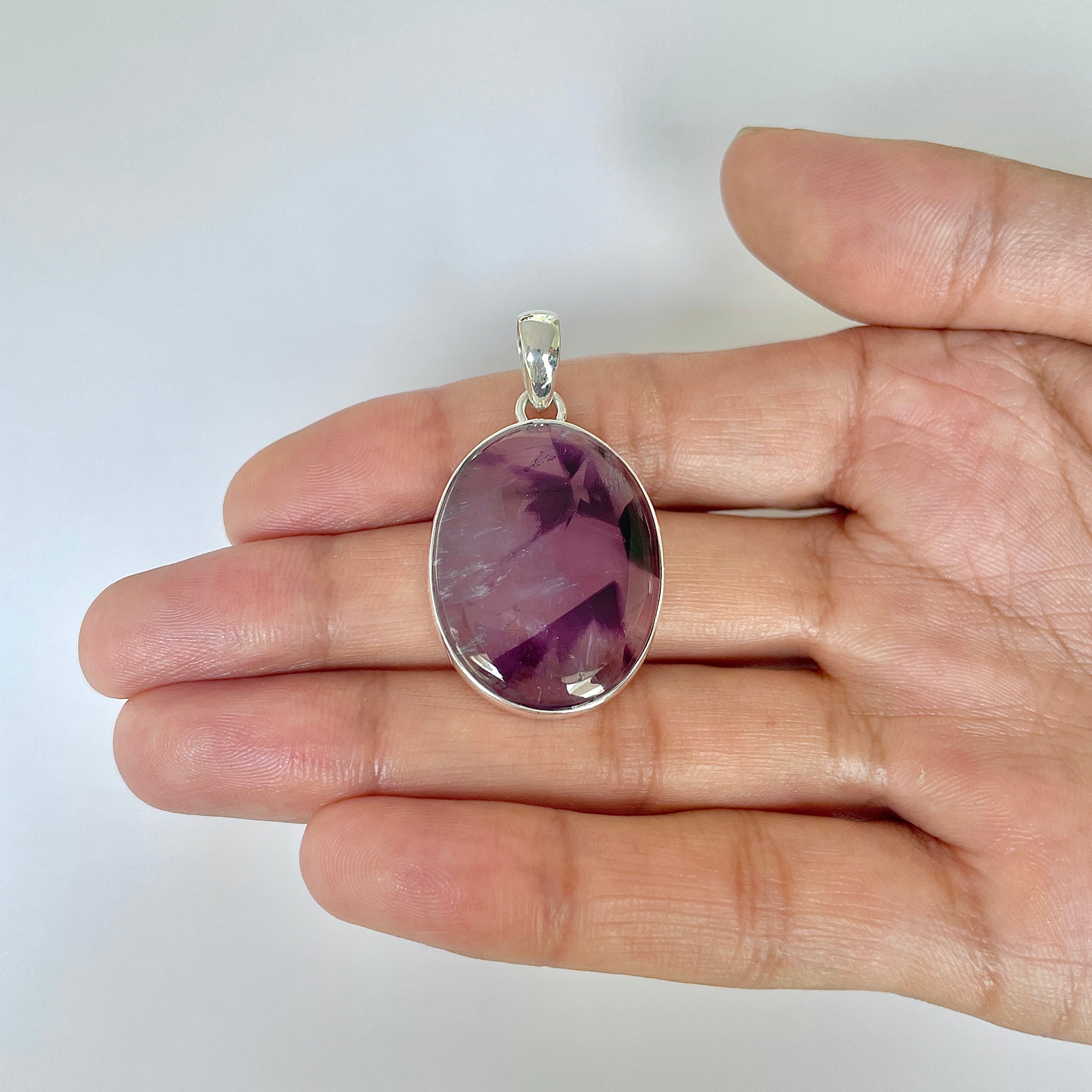 Star Amethyst Pendant-(STA-1-12)