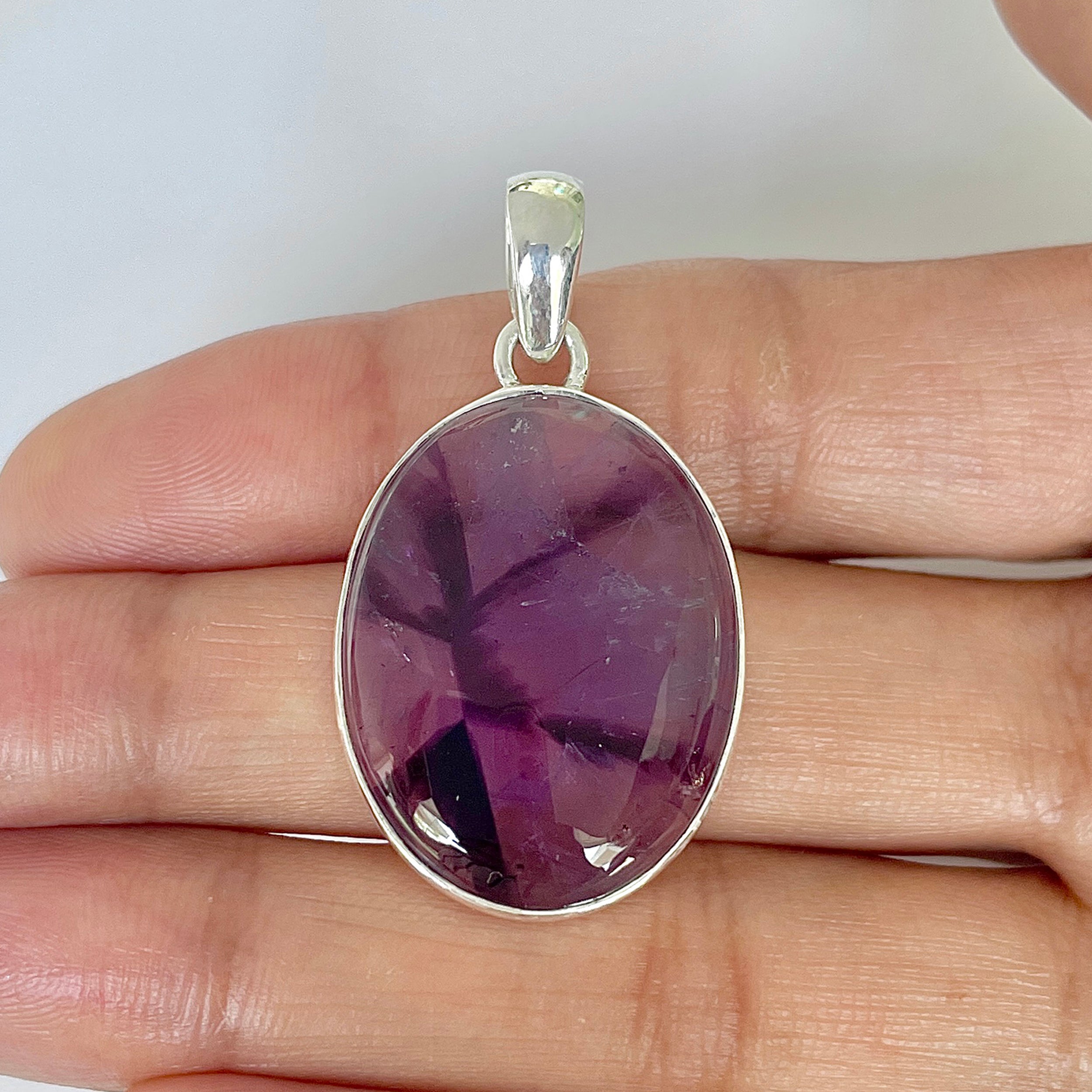 Star Amethyst Pendant-(STA-1-17)