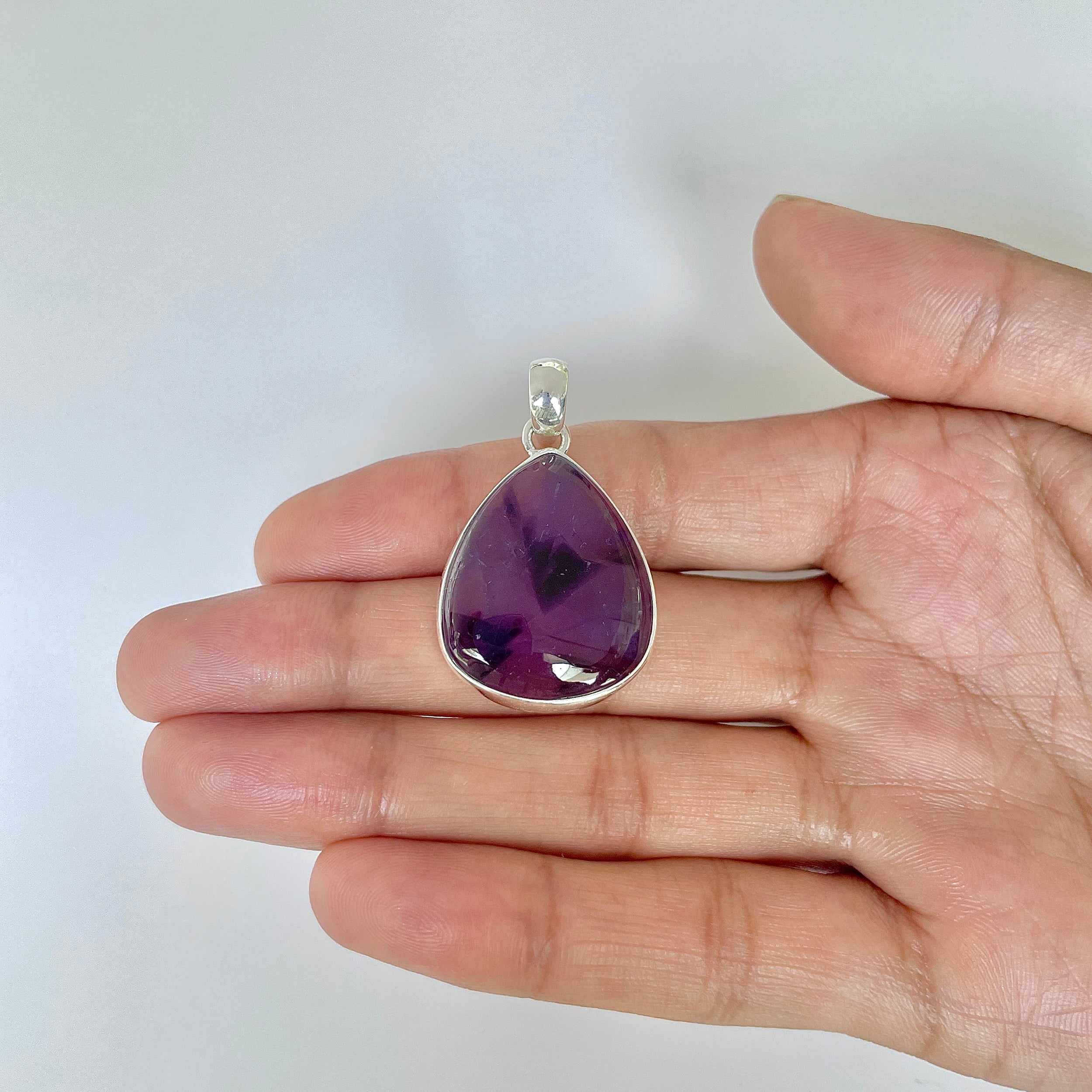 Star Amethyst Pendant-(STA-1-21)