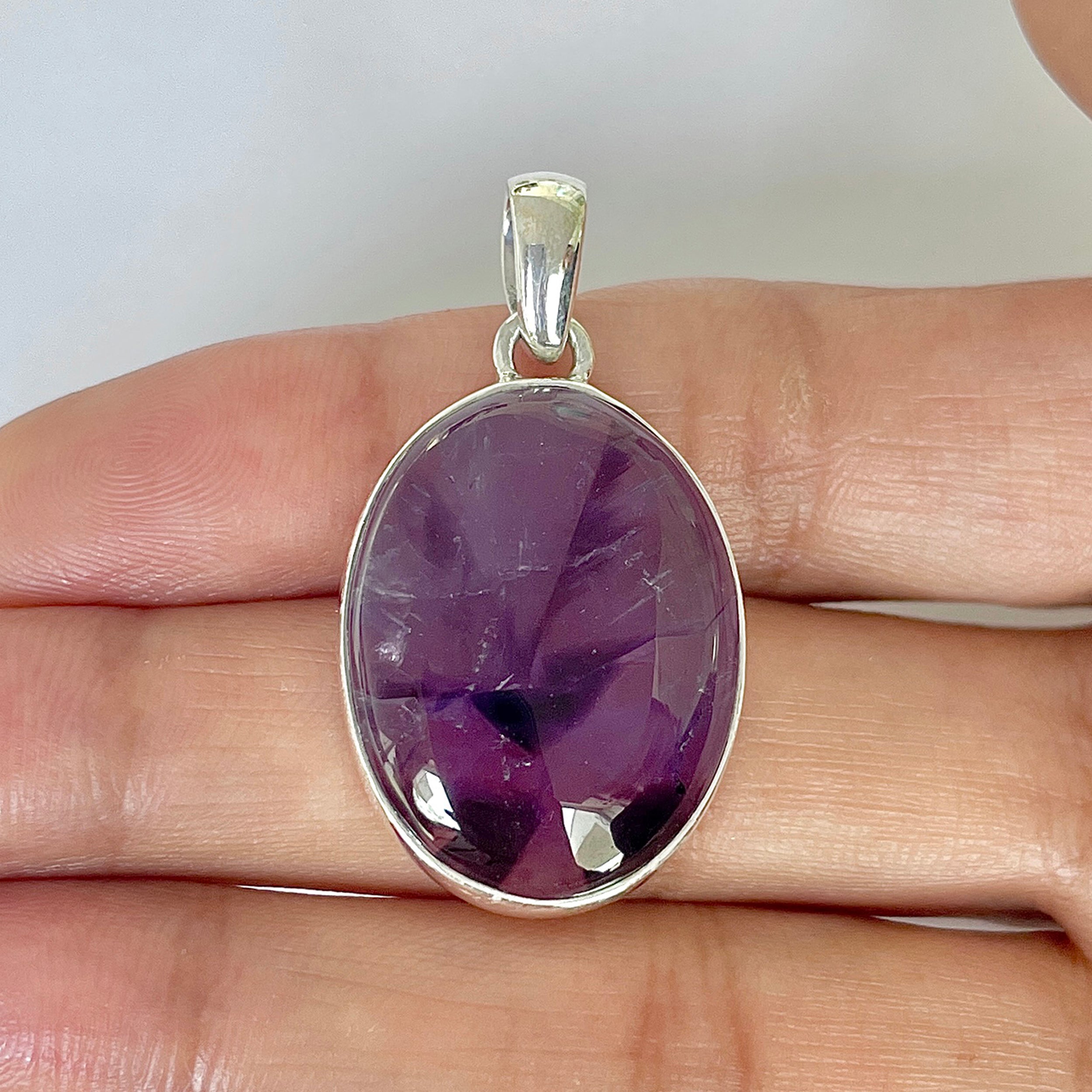 Star Amethyst Pendant-(STA-1-22)