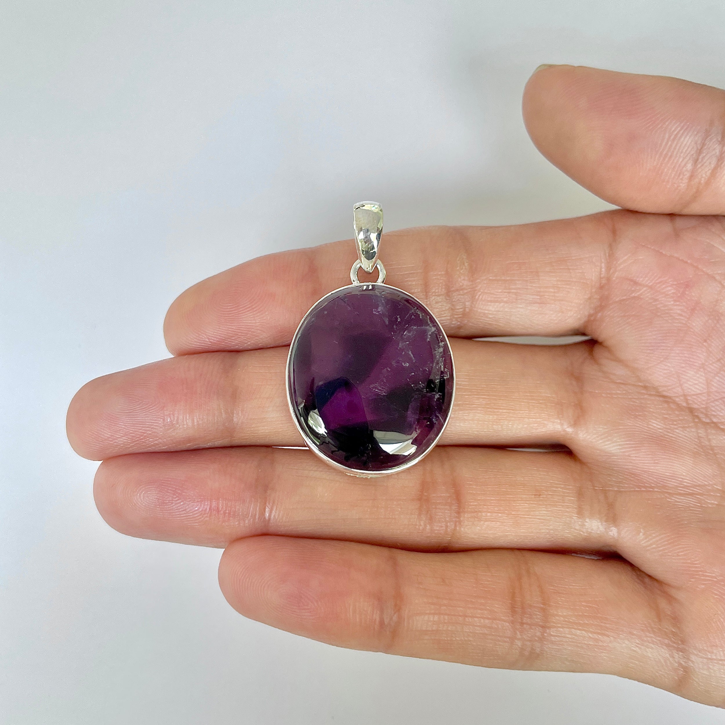 Star Amethyst Pendant-(STA-1-23)