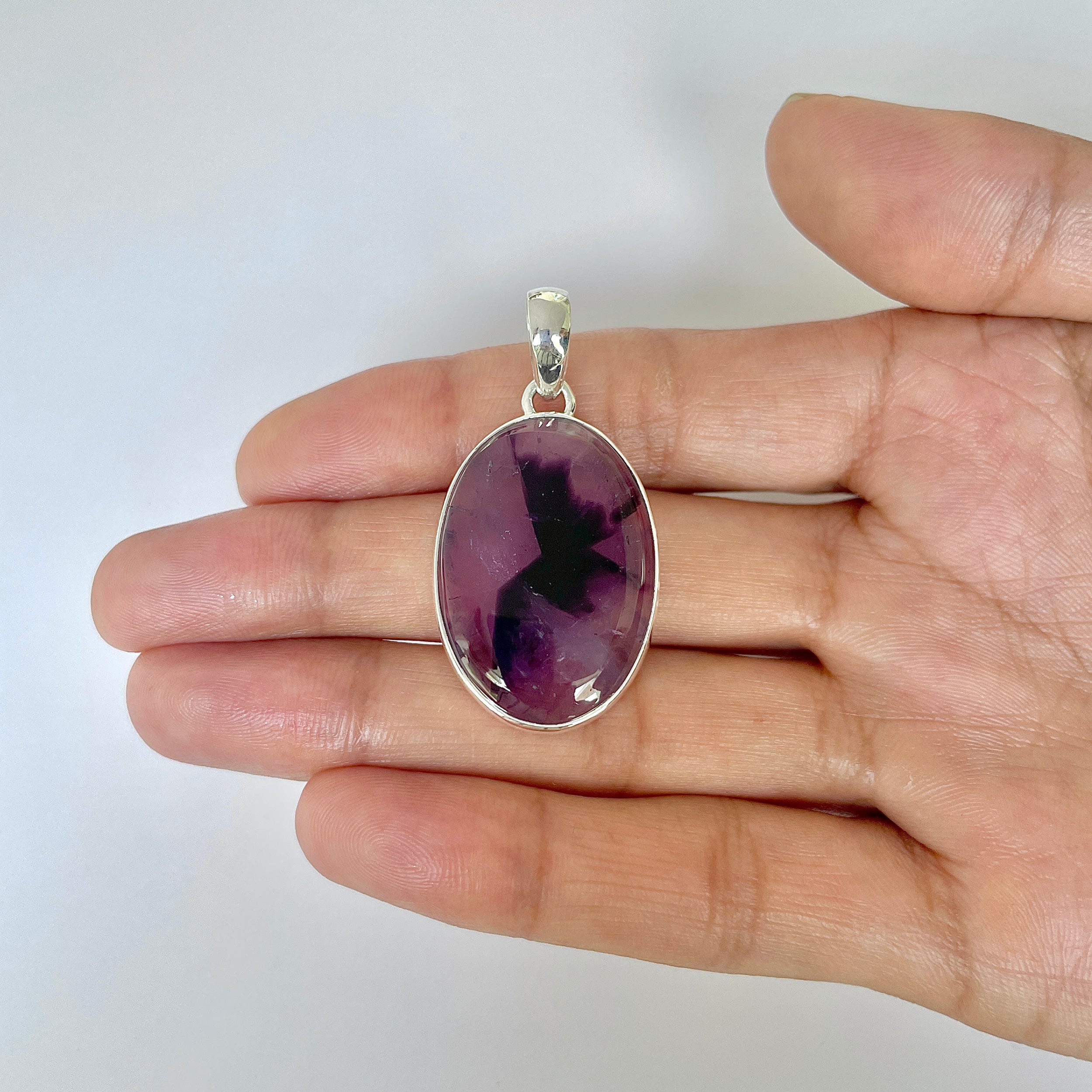 Star Amethyst Pendant-(STA-1-29)