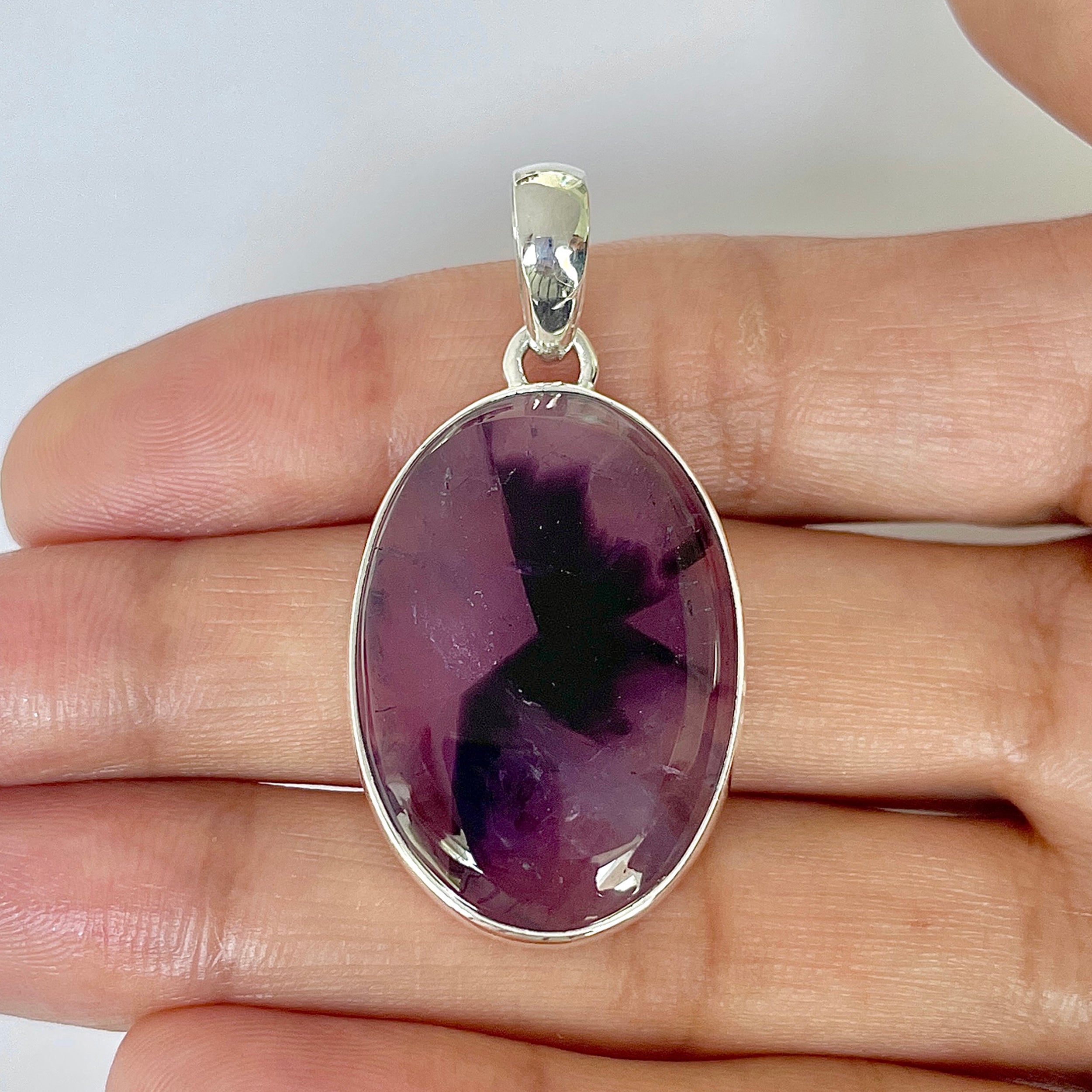 Star Amethyst Pendant-(STA-1-29)